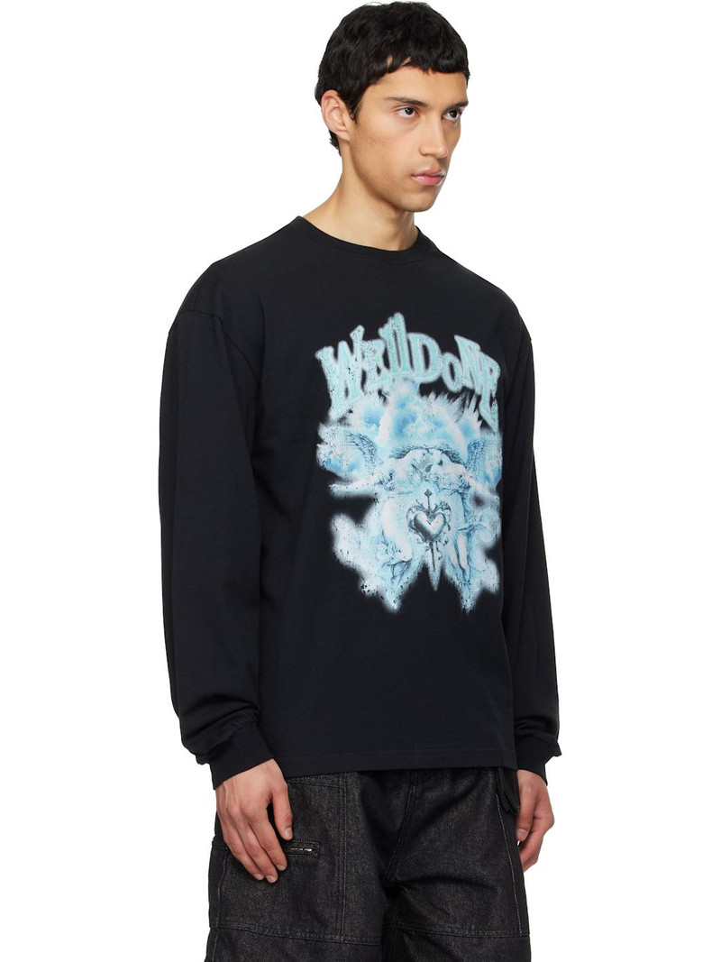 Black Angel Rock Long-Sleeved T-shirt 2