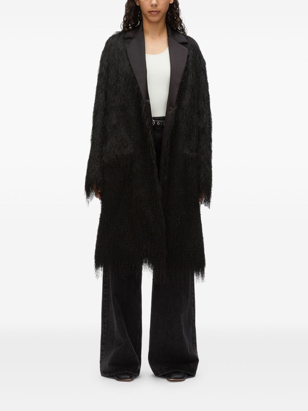 fringe tuxedo-coat - 2