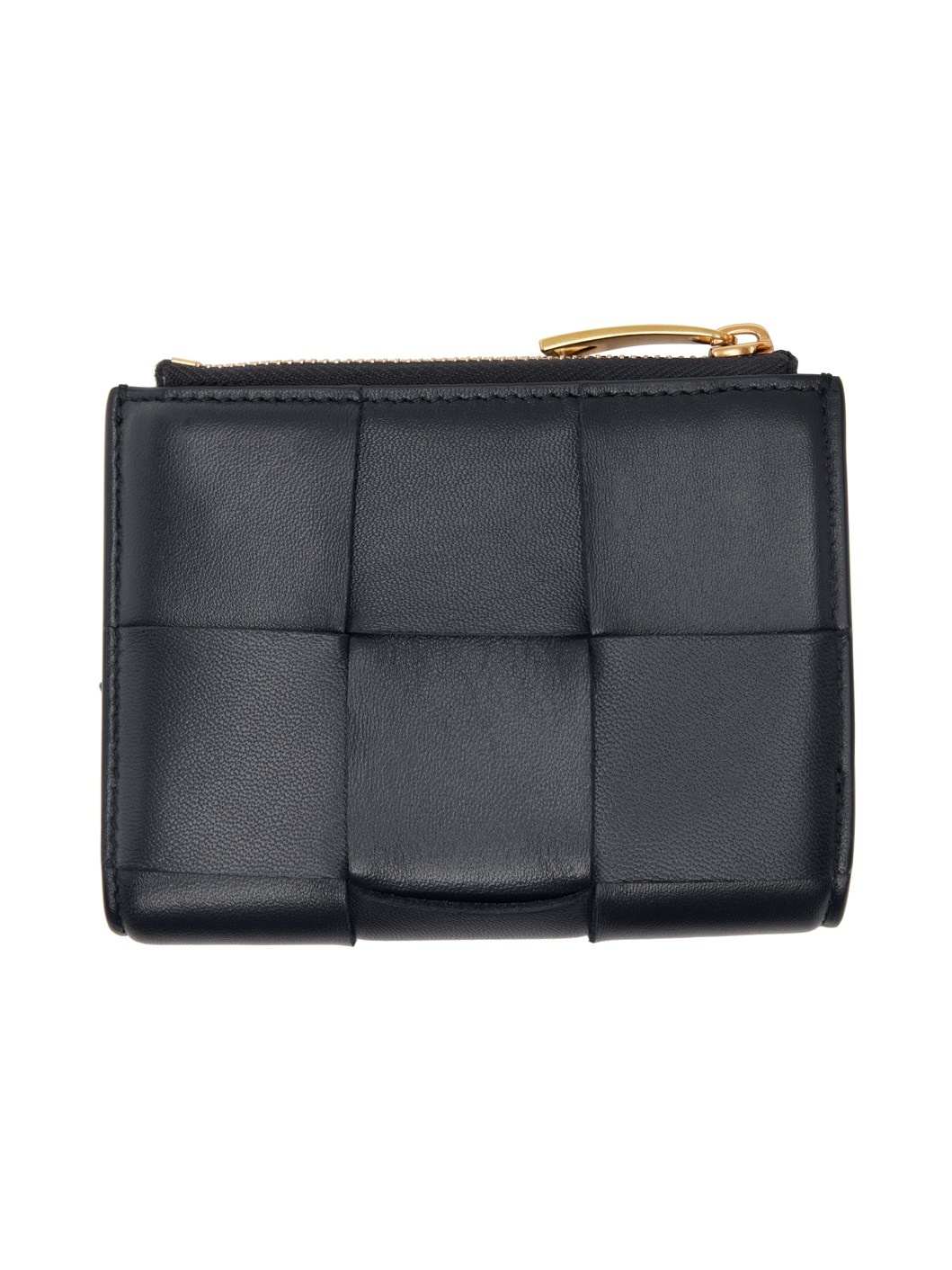 Navy Small Bi-Fold Zip Wallet - 2