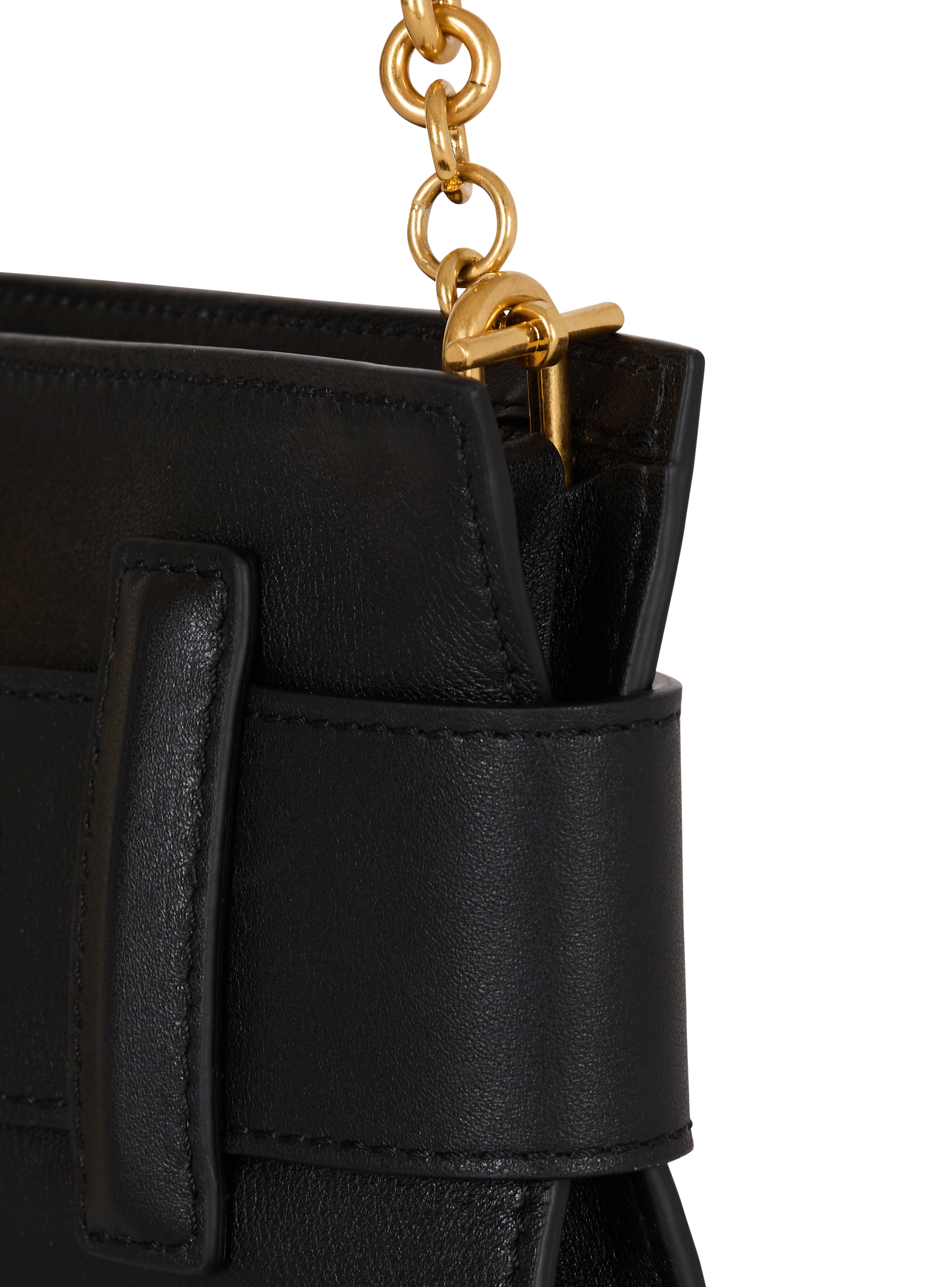Anthem calfskin leather clutch - 5