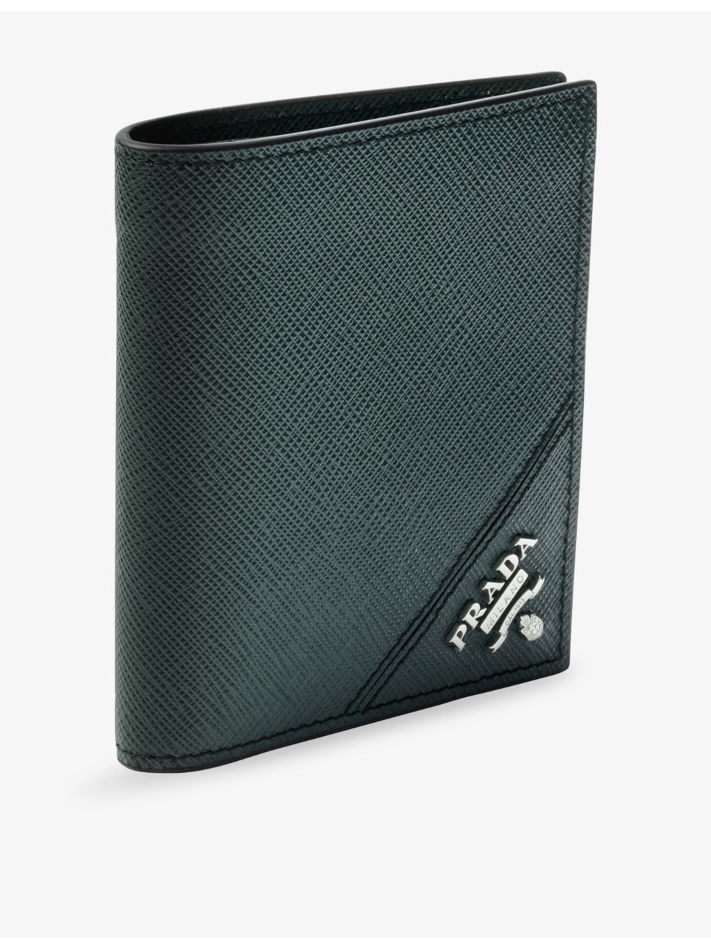 Saffiano Bi-Fold Leather Wallet - 2