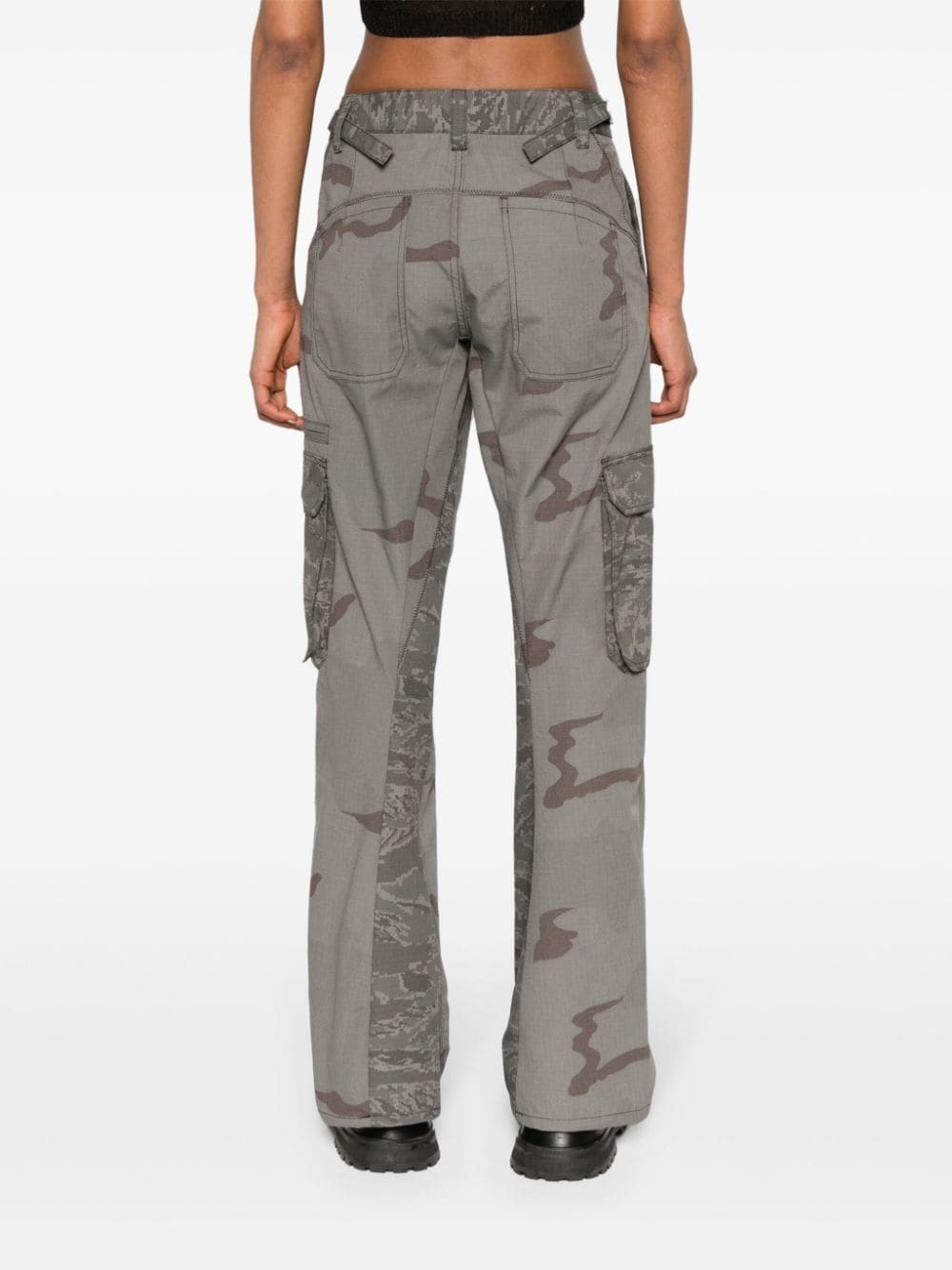 Marine Serre Regenerated Camo Cargo Pant | forward | REVERSIBLE
