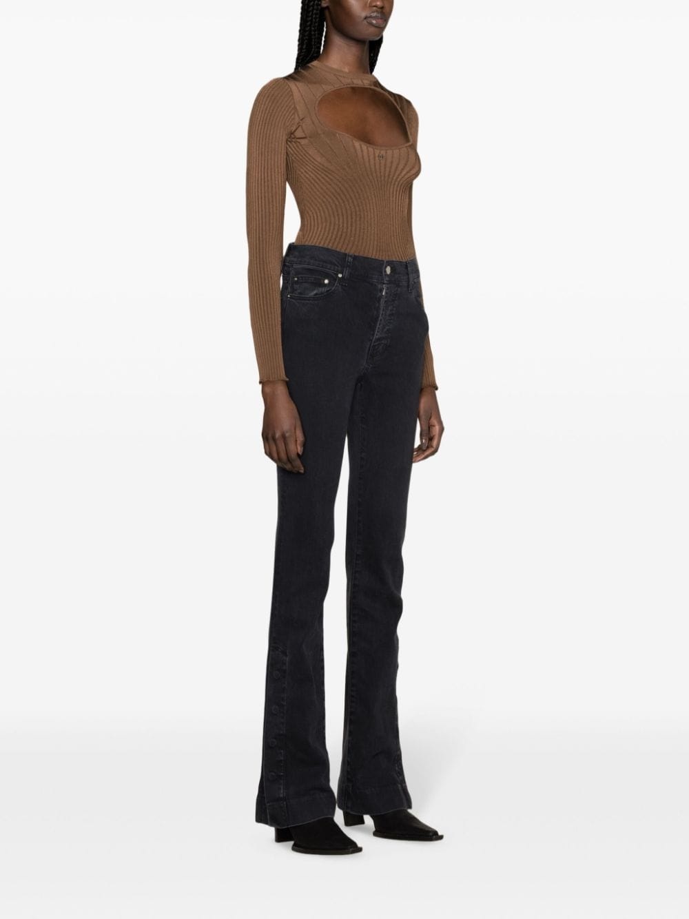 Kick high-rise flared jeans - 3