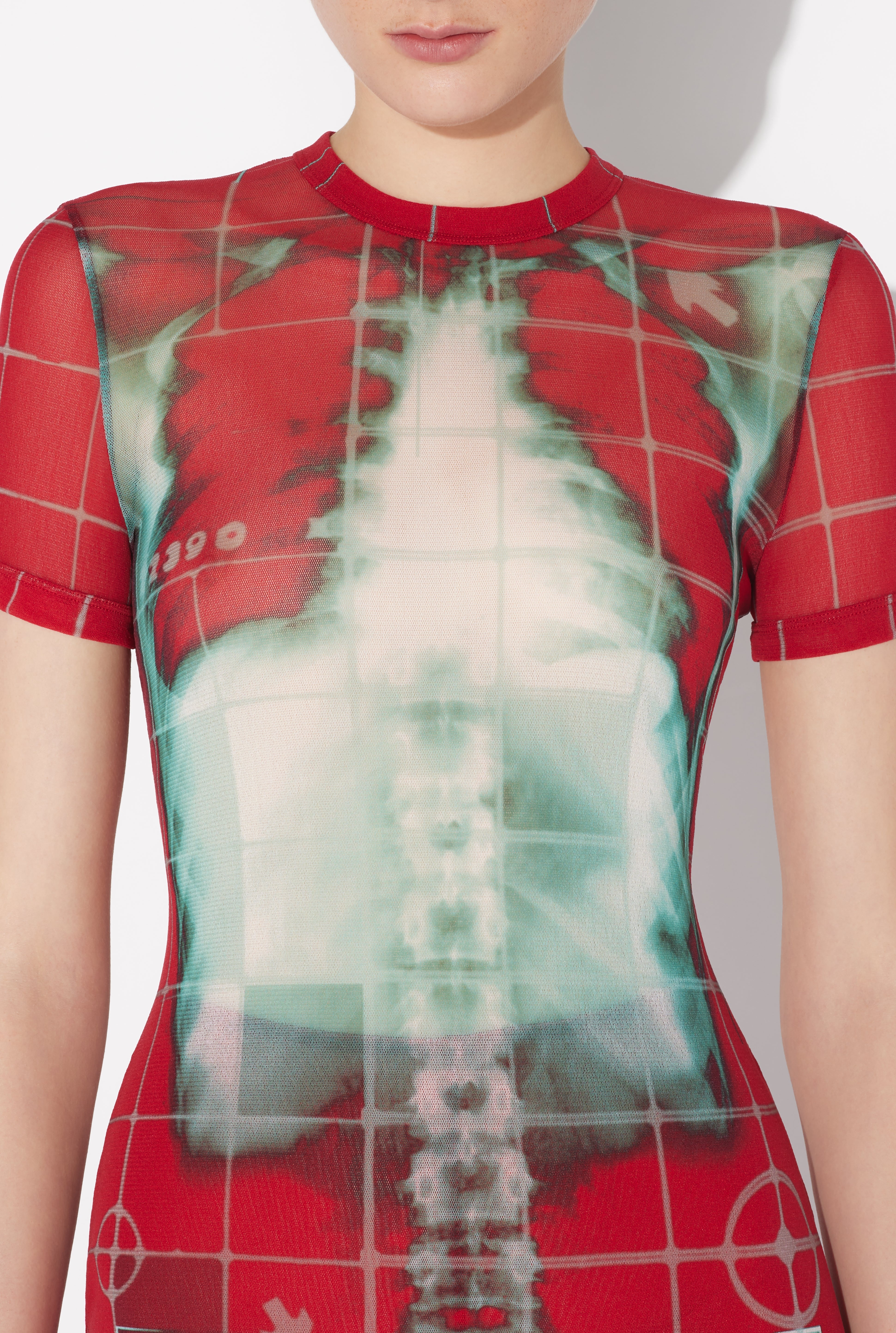 THE SHORT RED SQUELETOR DRESS - 5
