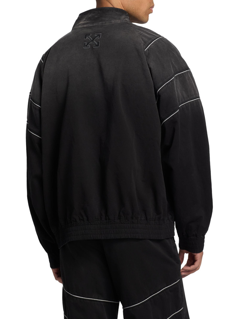 Men's Offline Cotton Track Jacket - Black 5