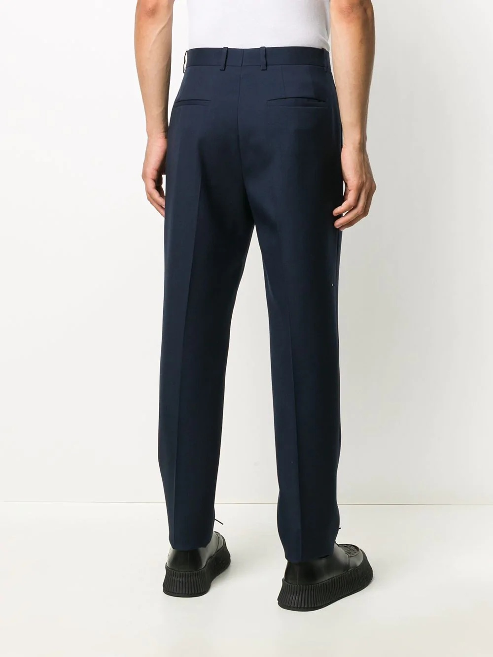 high-waisted skinny fit trousers - 4