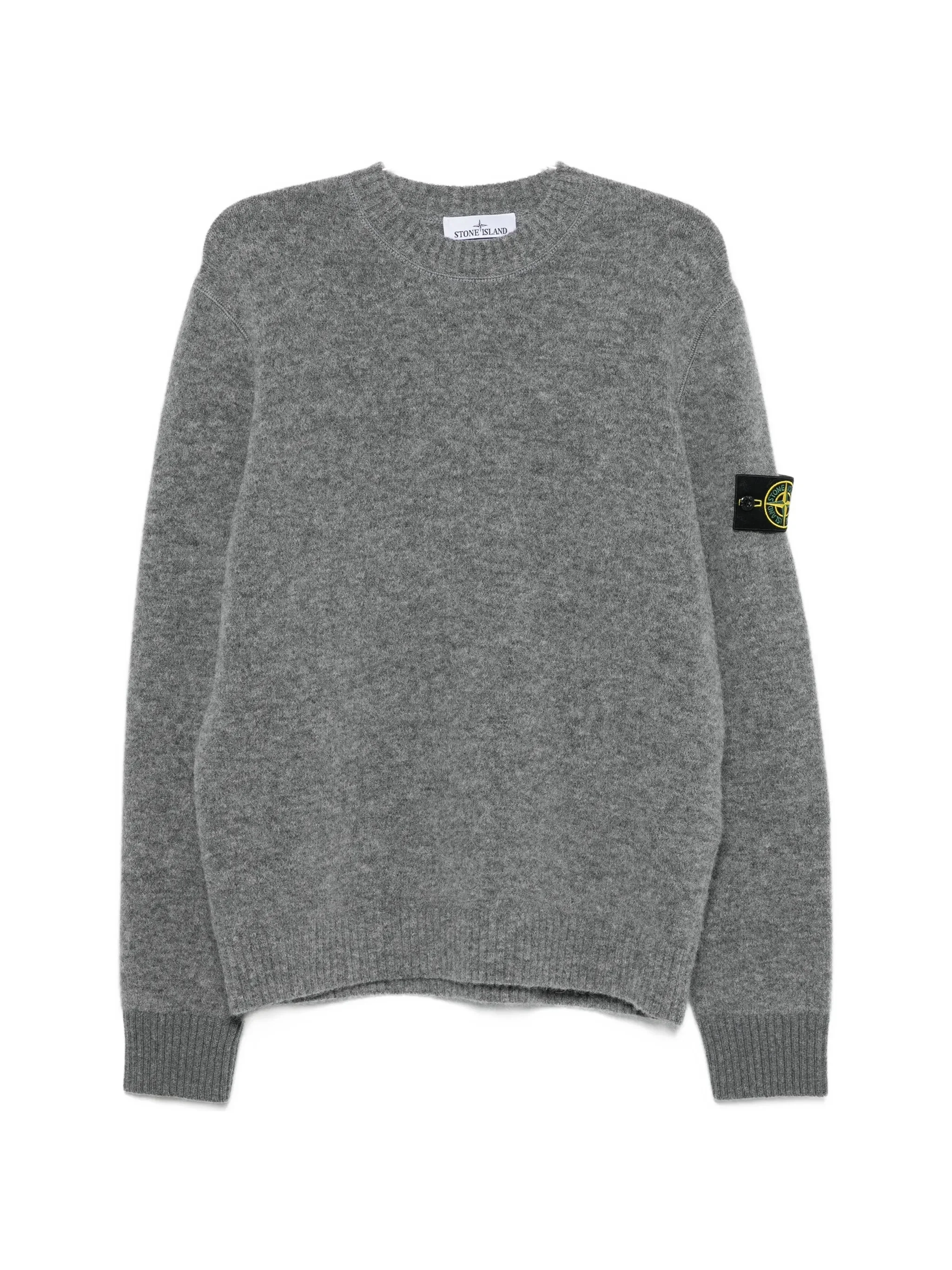 Stone Island Logo-patch Knit Sweater - 1