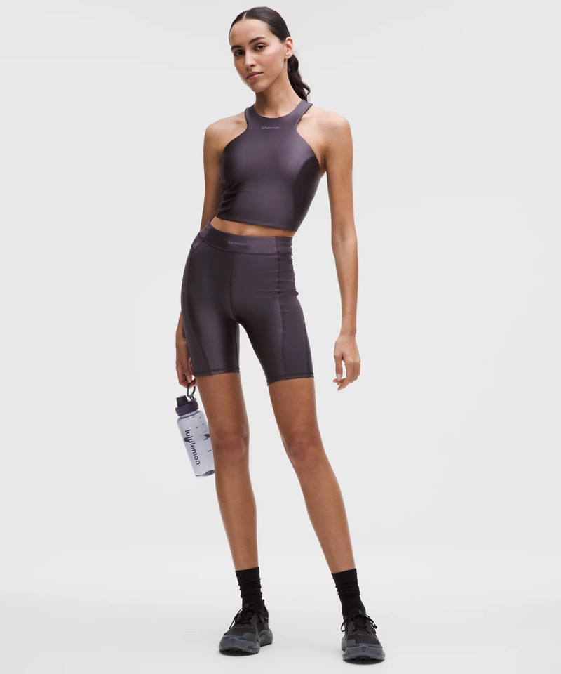Satin Shine Tank Top Medium Support, B/C Cup *Wordmark 3
