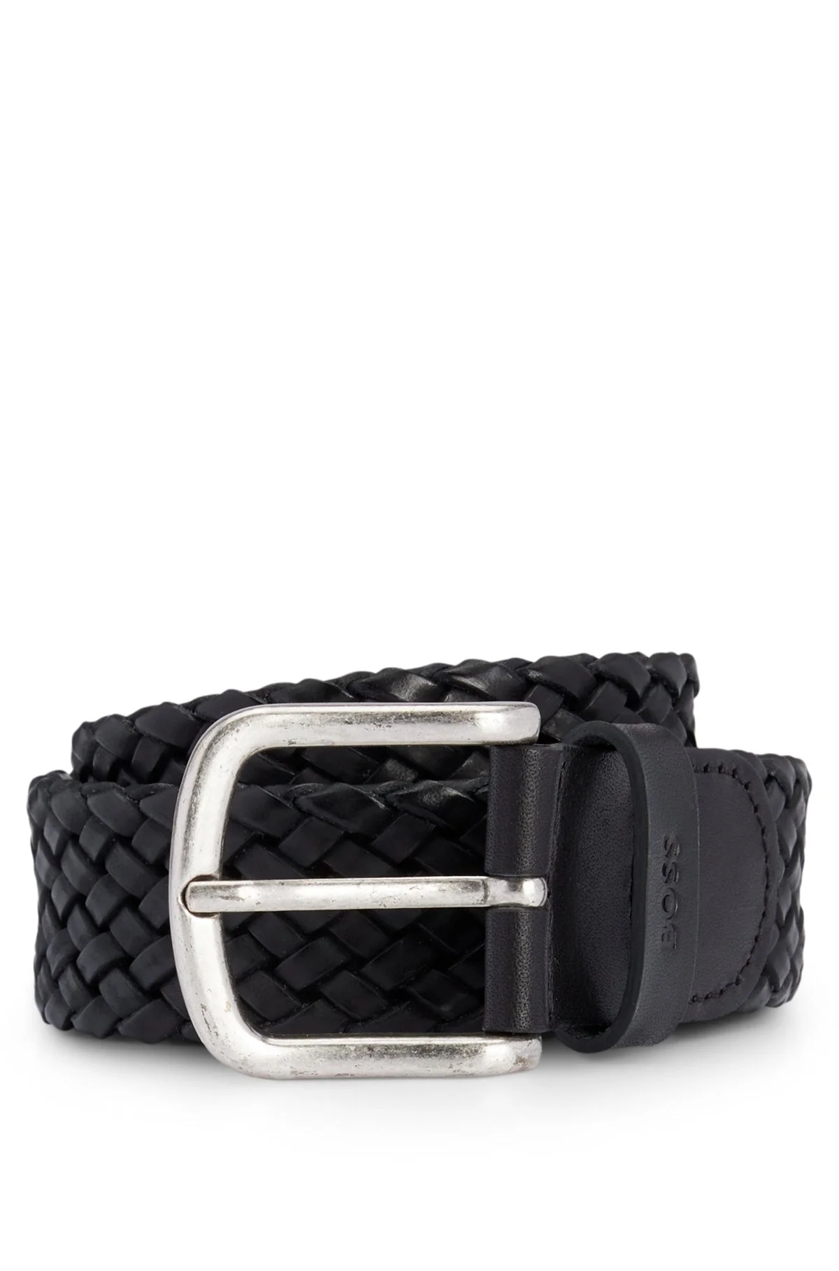 WOVEN LEATHER BELT - 1