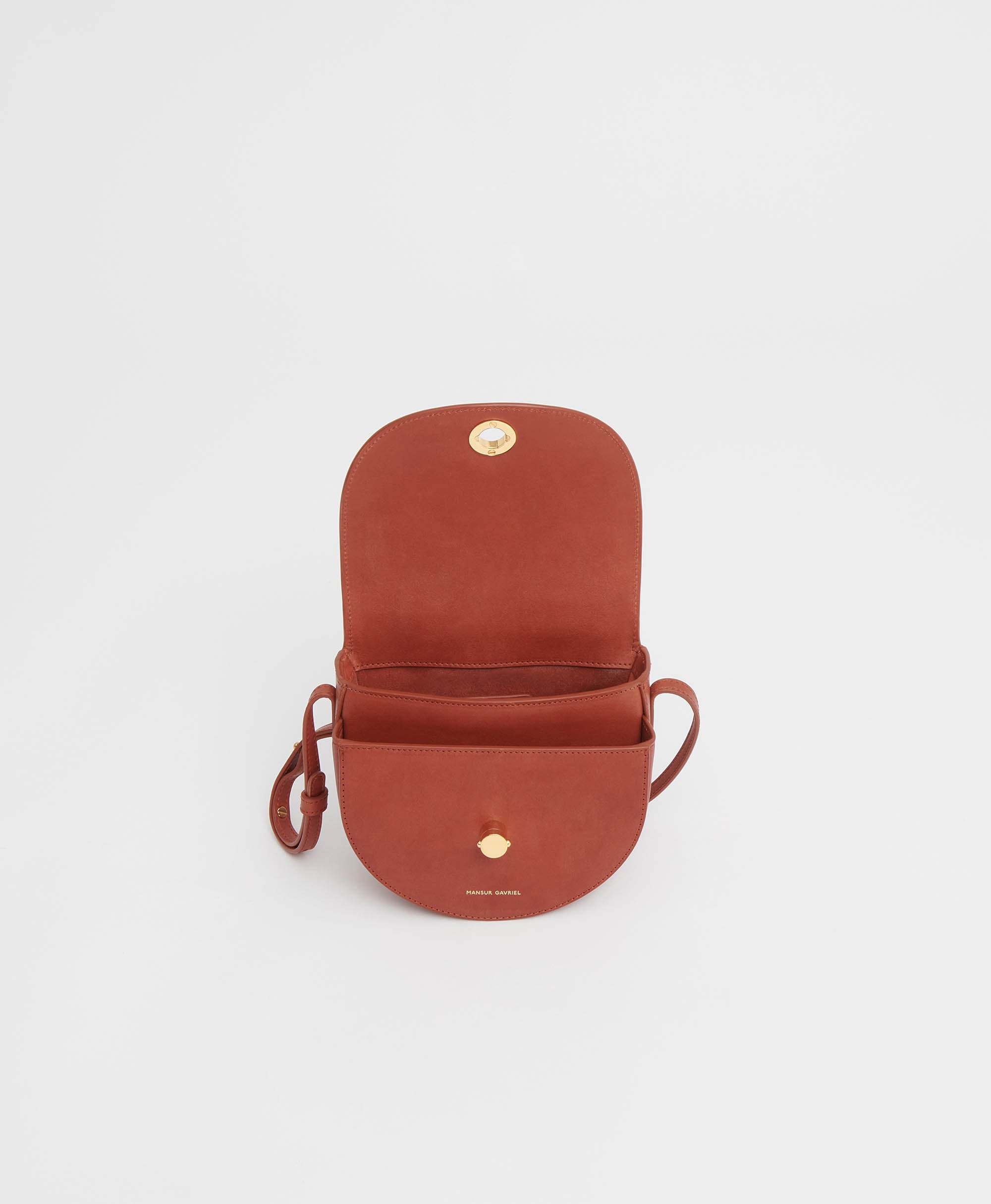 Mansur Gavriel MINI SADDLE BAG REVERSIBLE