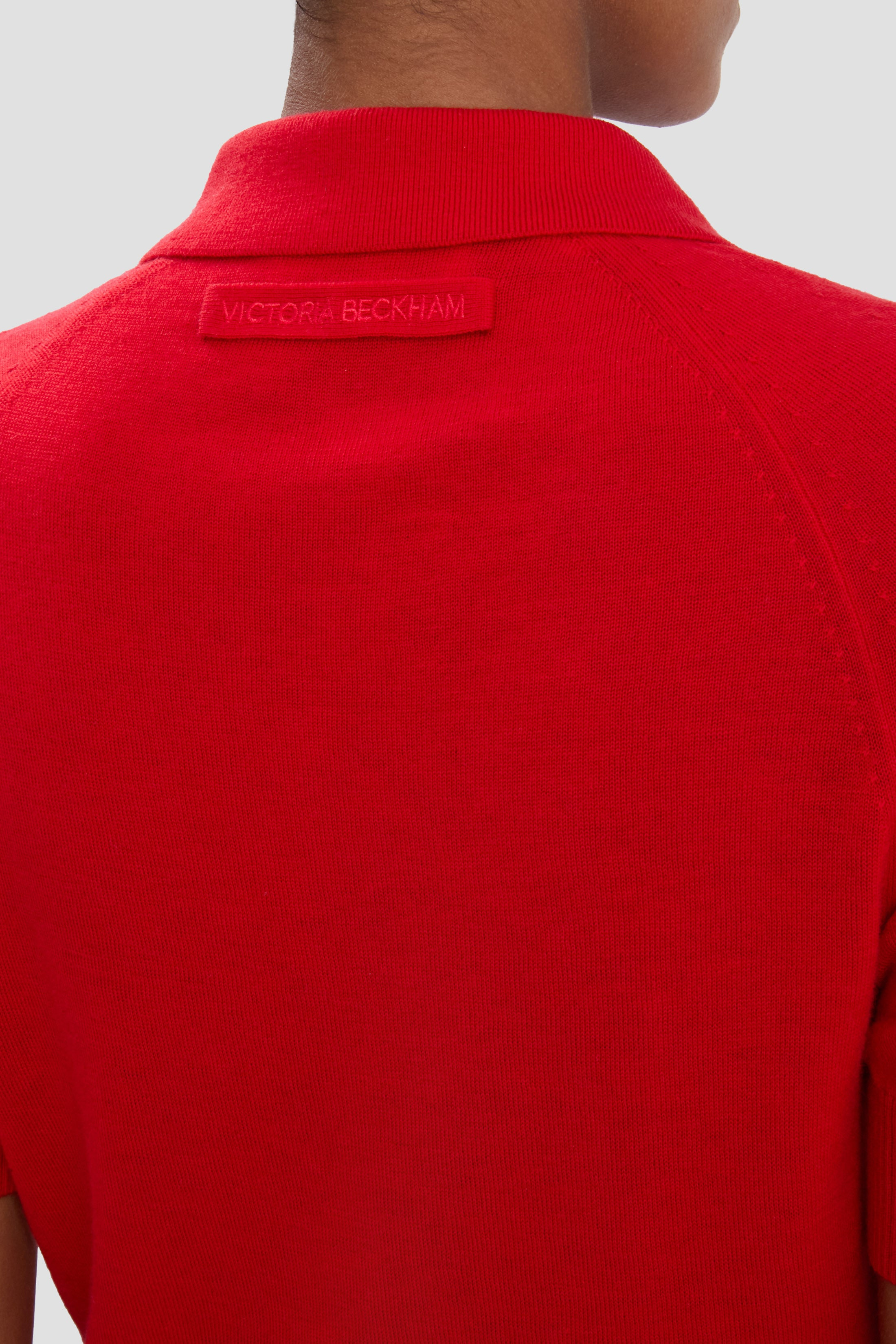 Polo Top In Cardinal Red - 6