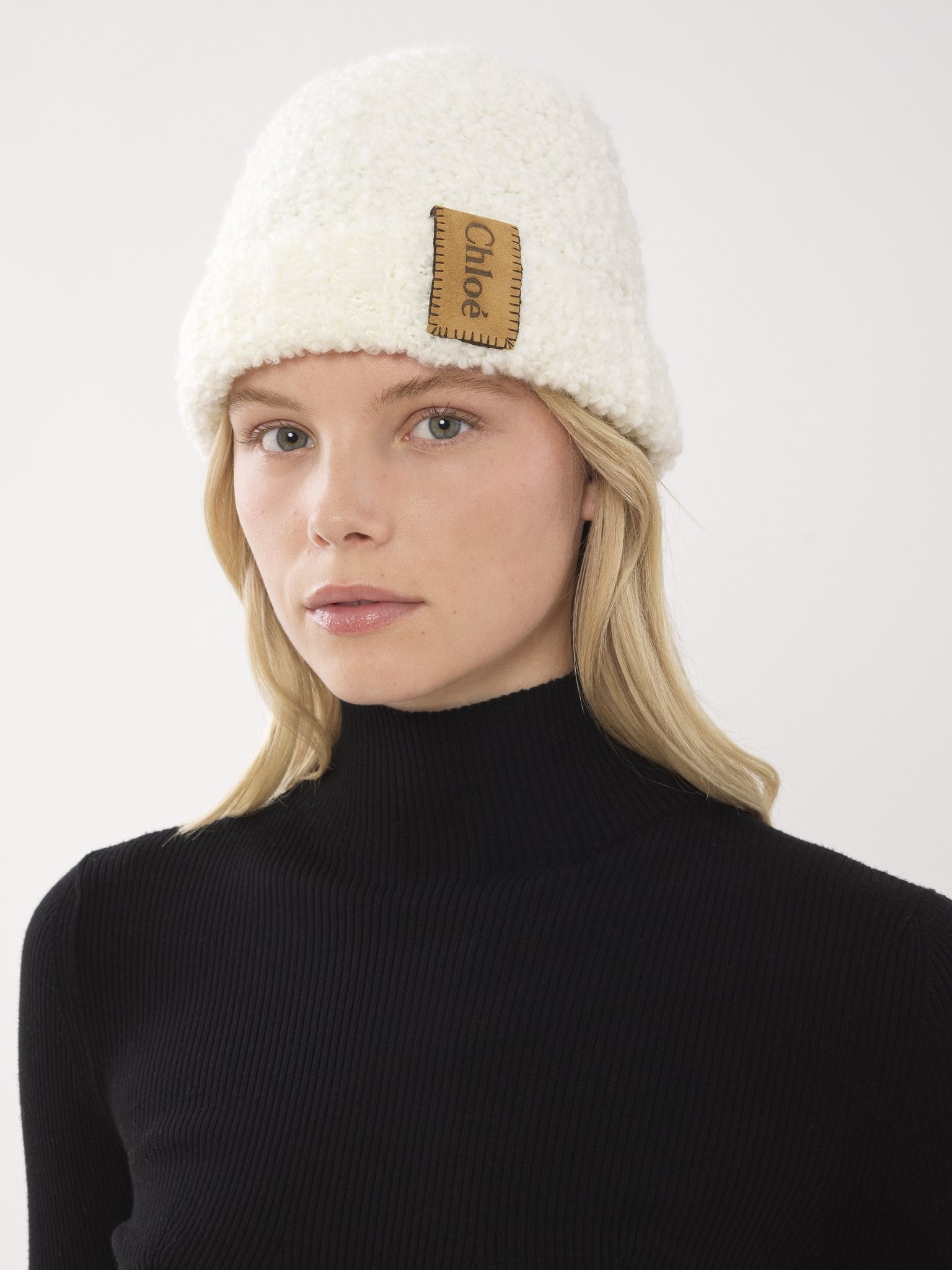 CURLY KNIT BEANIE - 5
