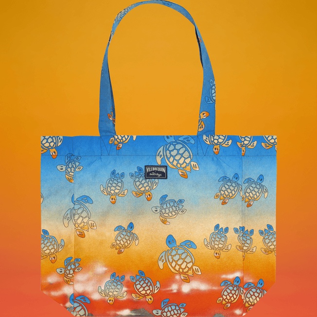 Unisex Tote Bag Ronde des Tortues Sunset - Vilebrequin x The Beach Boys - 1
