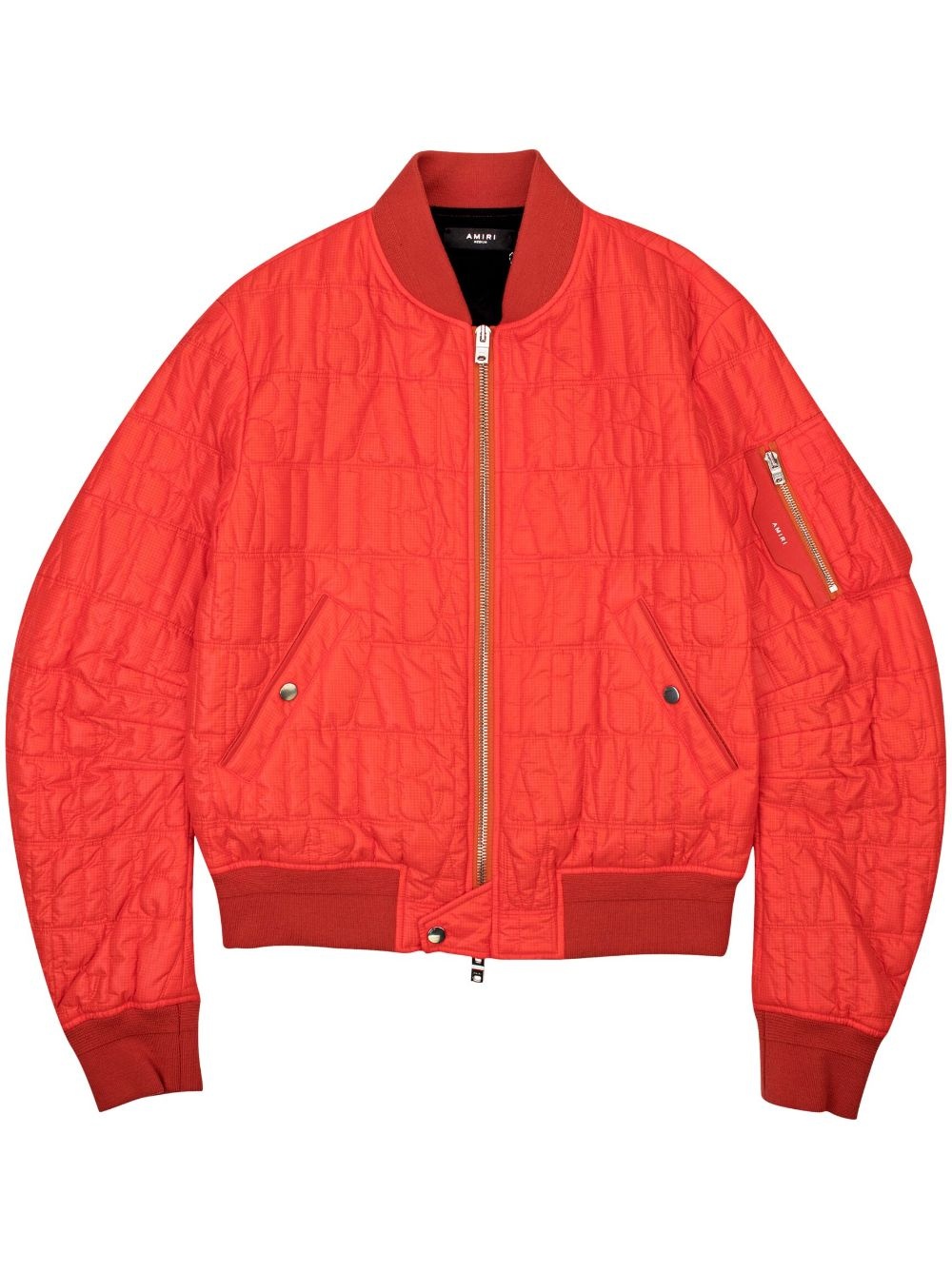 quilted bomber jacket - 1