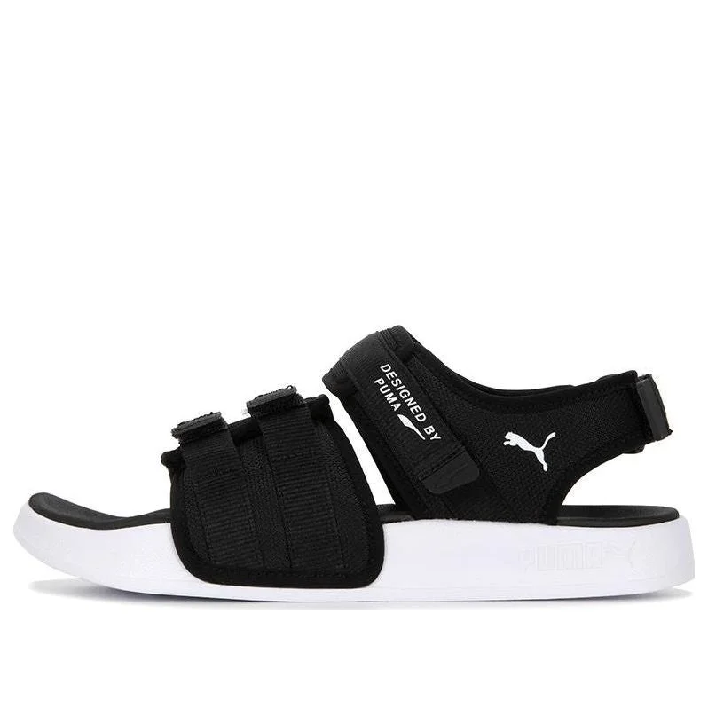 PUMA Leadcat City Sandal 'Black White' 389079-01 - 1