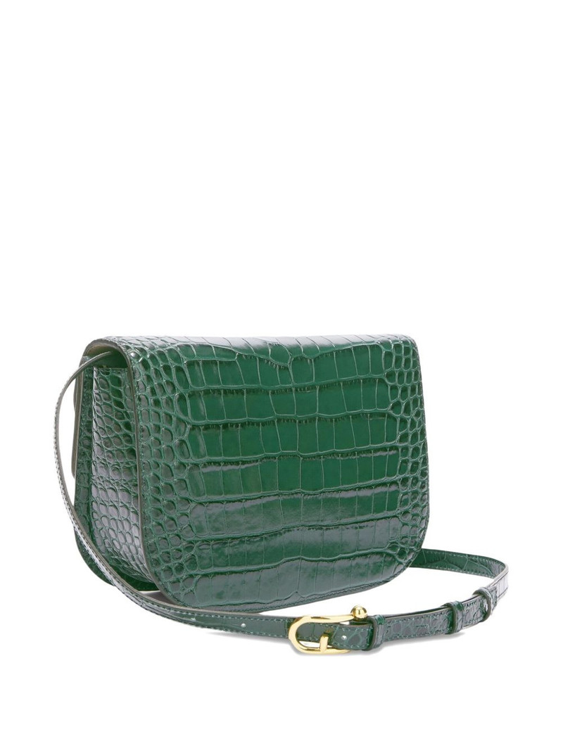 FURLA small Sfera crocodile-effect cross body bag outlook