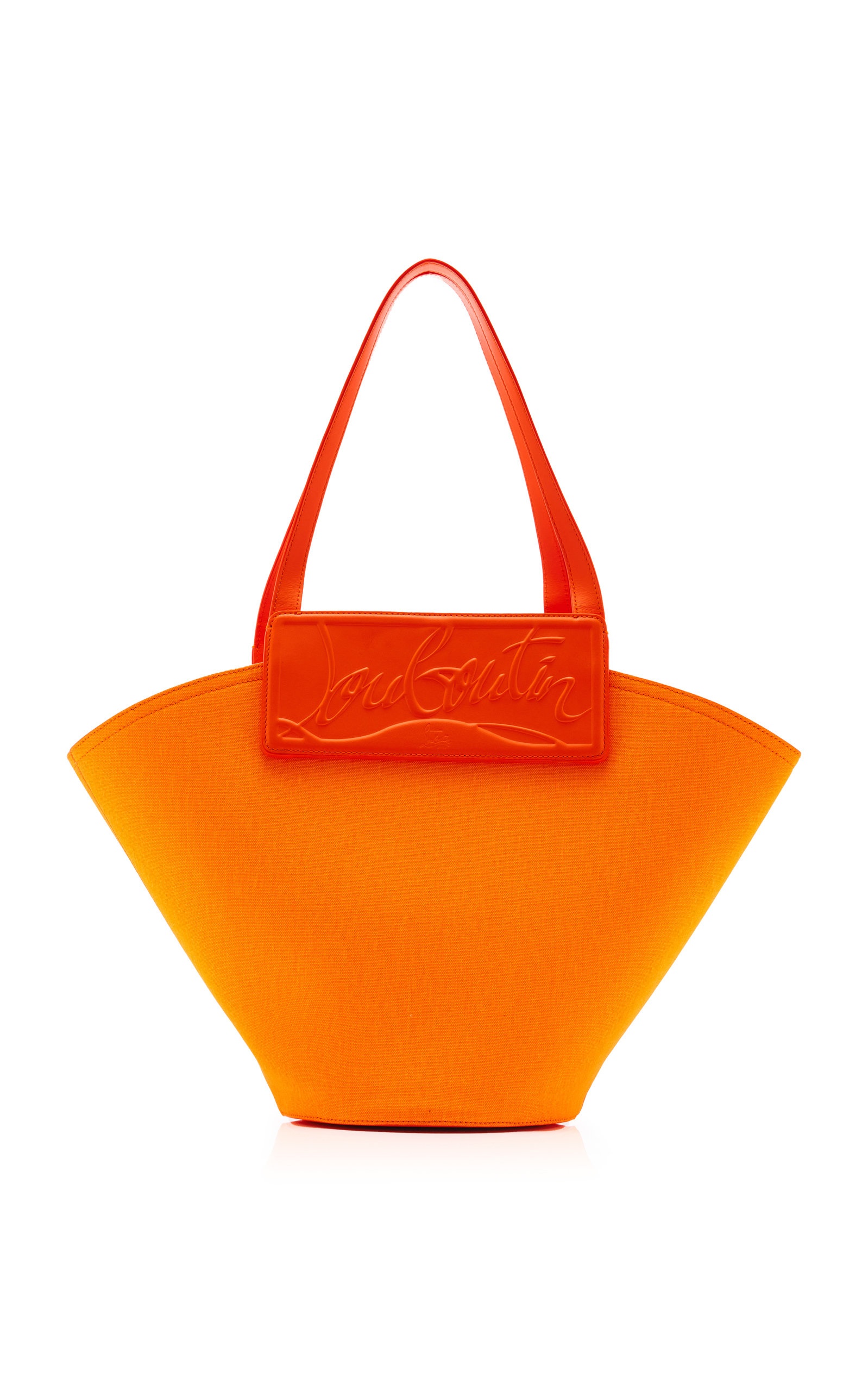 Loubishore Leather Tote Bag orange - 1