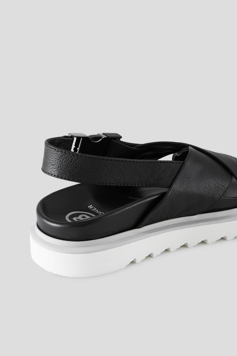 AMALFI SANDALS IN BLACK 7