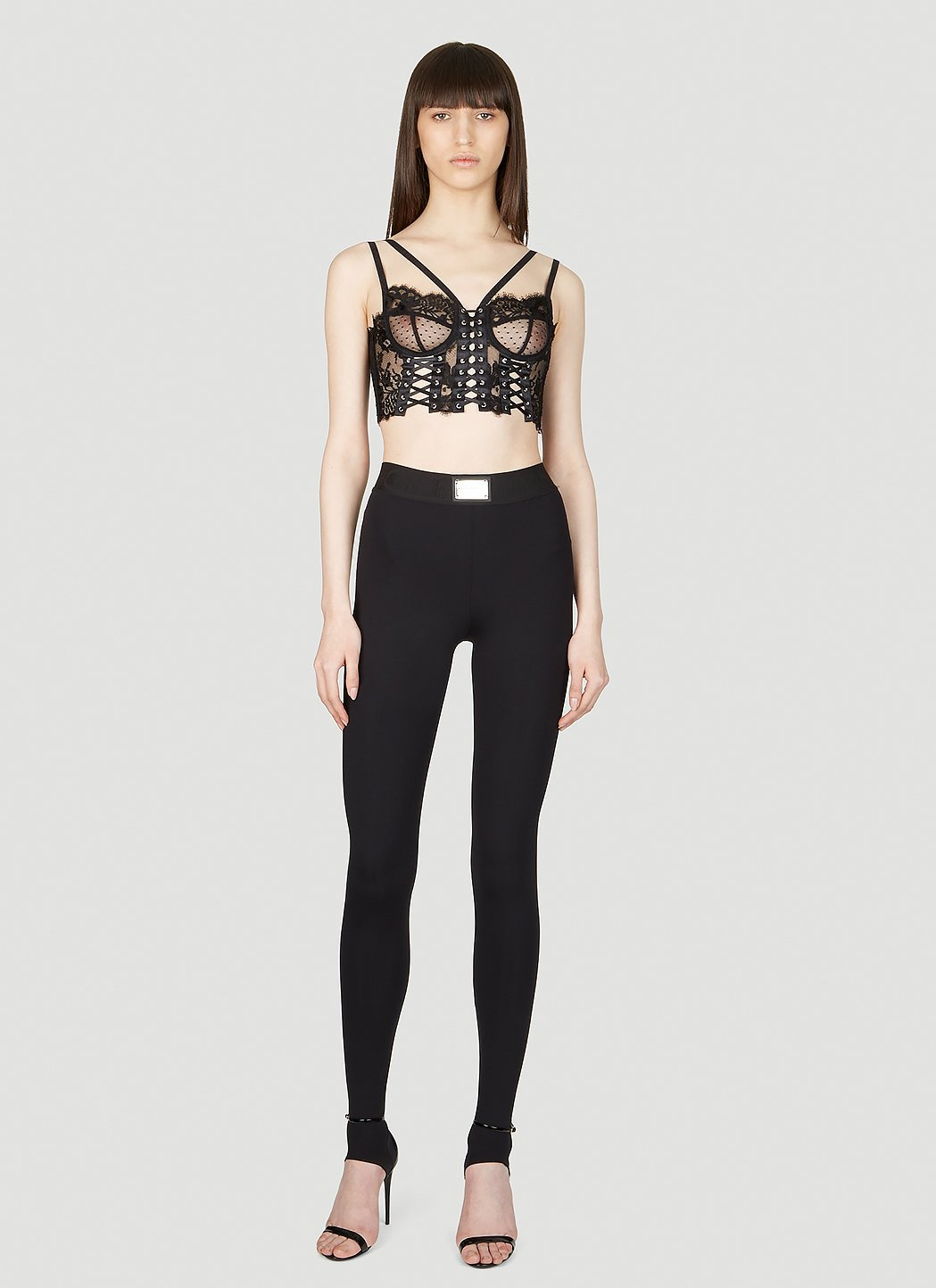 Dolce & Gabbana Women Floral Lace Bralette Top - 2