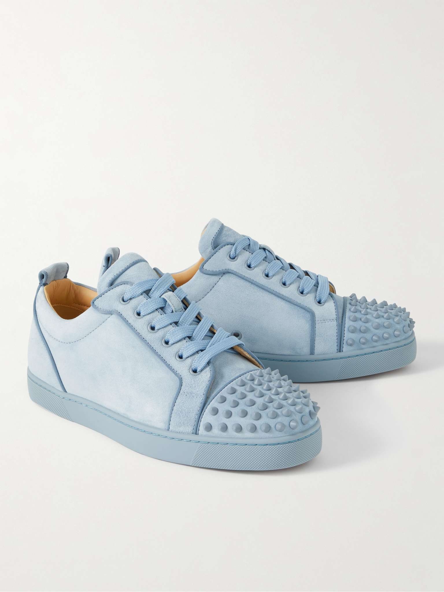 Louis Junior Spikes Cap-Toe Suede Sneakers - 4