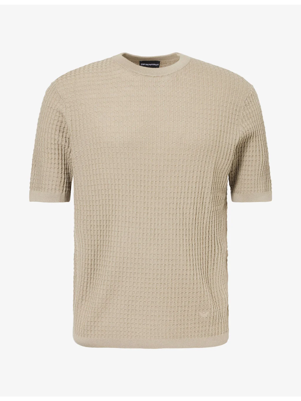 Square-Knit Virgin-Wool T-Shirt - 1