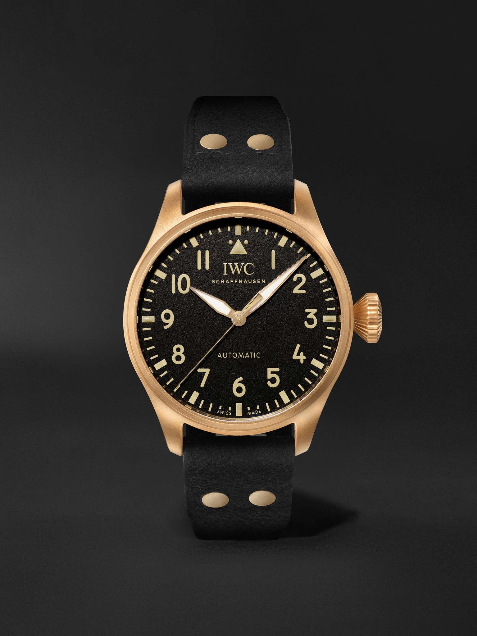 Big Pilot's 43 MR PORTER Edition 1 Limited-Edition Automatic 43mm Bronze and Alcantara Watch, Ref. N - 1