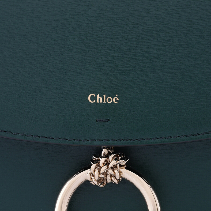 Chloe Ladies Marble Green Arlene Leather Crossbody Bag - 5