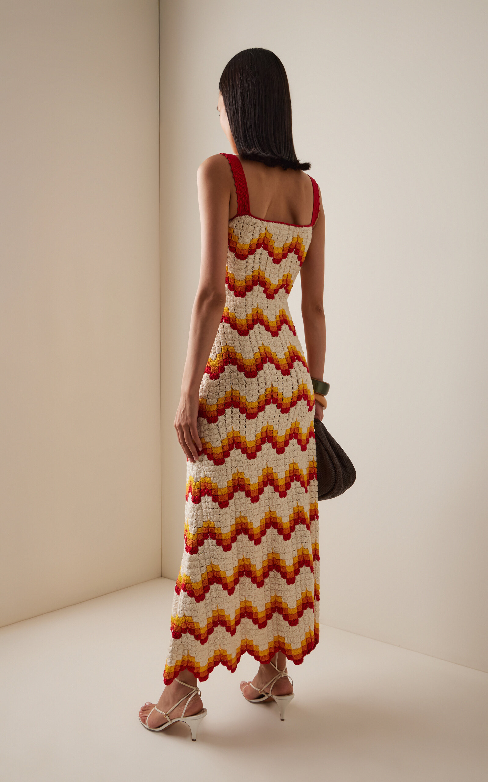Marea Crocheted Cotton Maxi Dress multi - 4