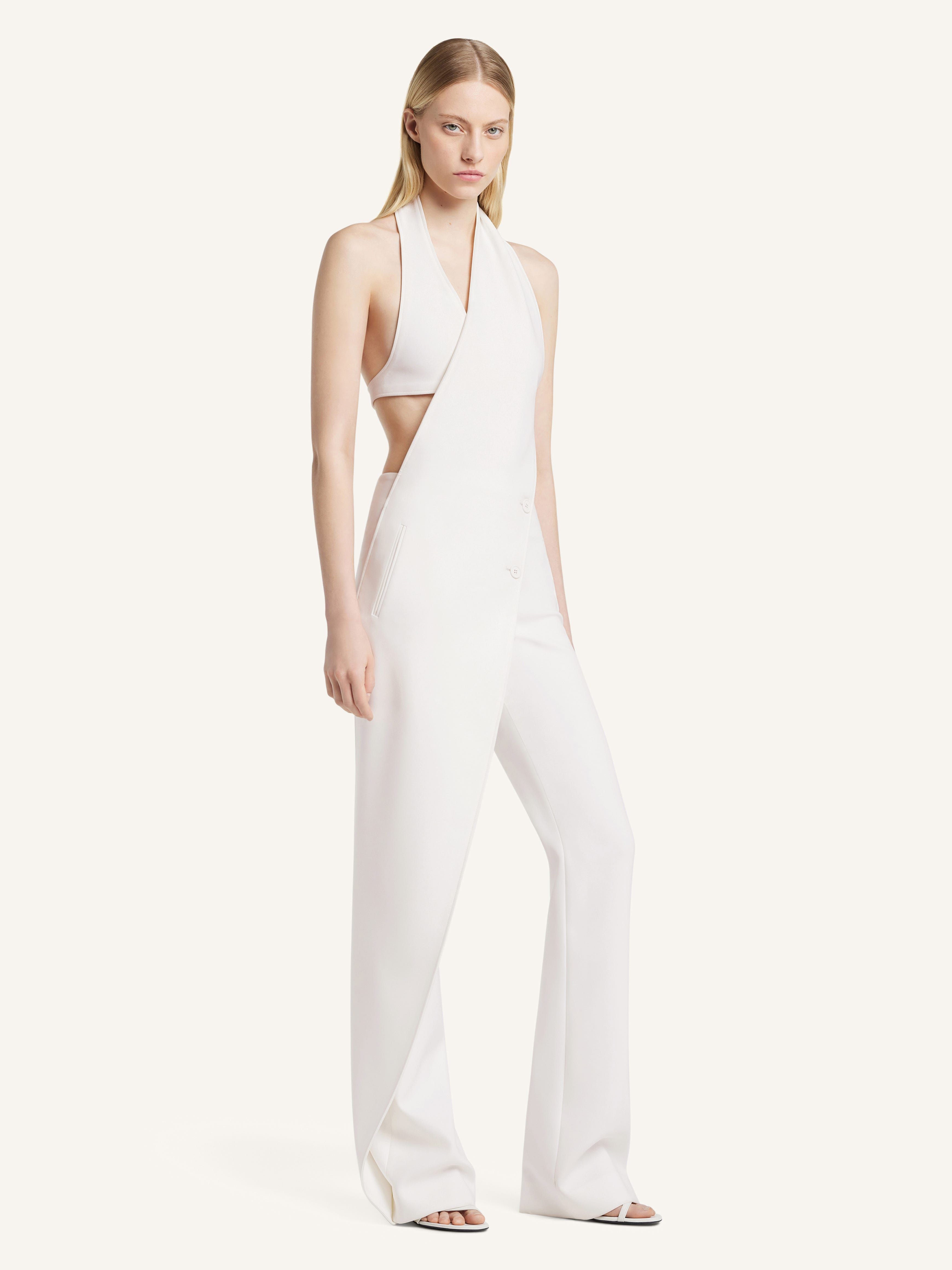 WRAPPED CRÊPE JUMPSUIT - 3