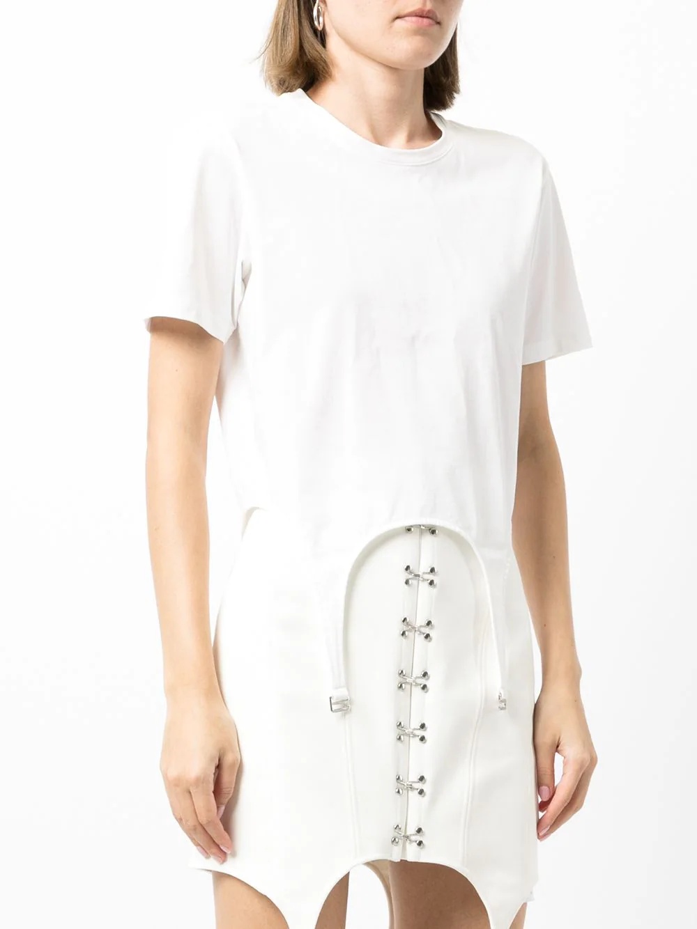 【関税込み】Dion Lee オフホワイト Garter Tシャツ White Garter T-Shirt by Dion Lee on Sale