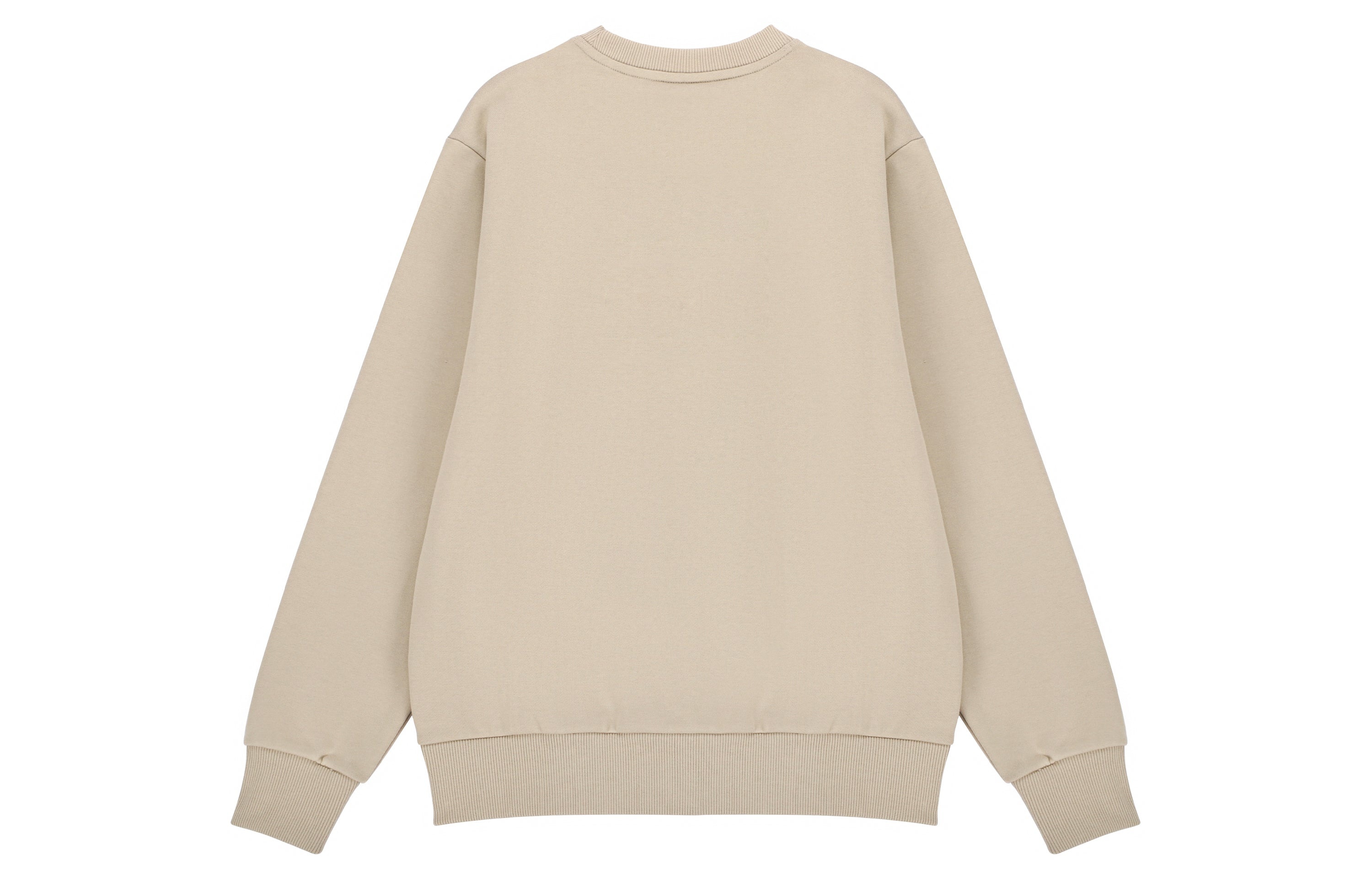 New Balance Solid Color Round Neck Sports Pullover Khaki AMT21555-PEB - 2