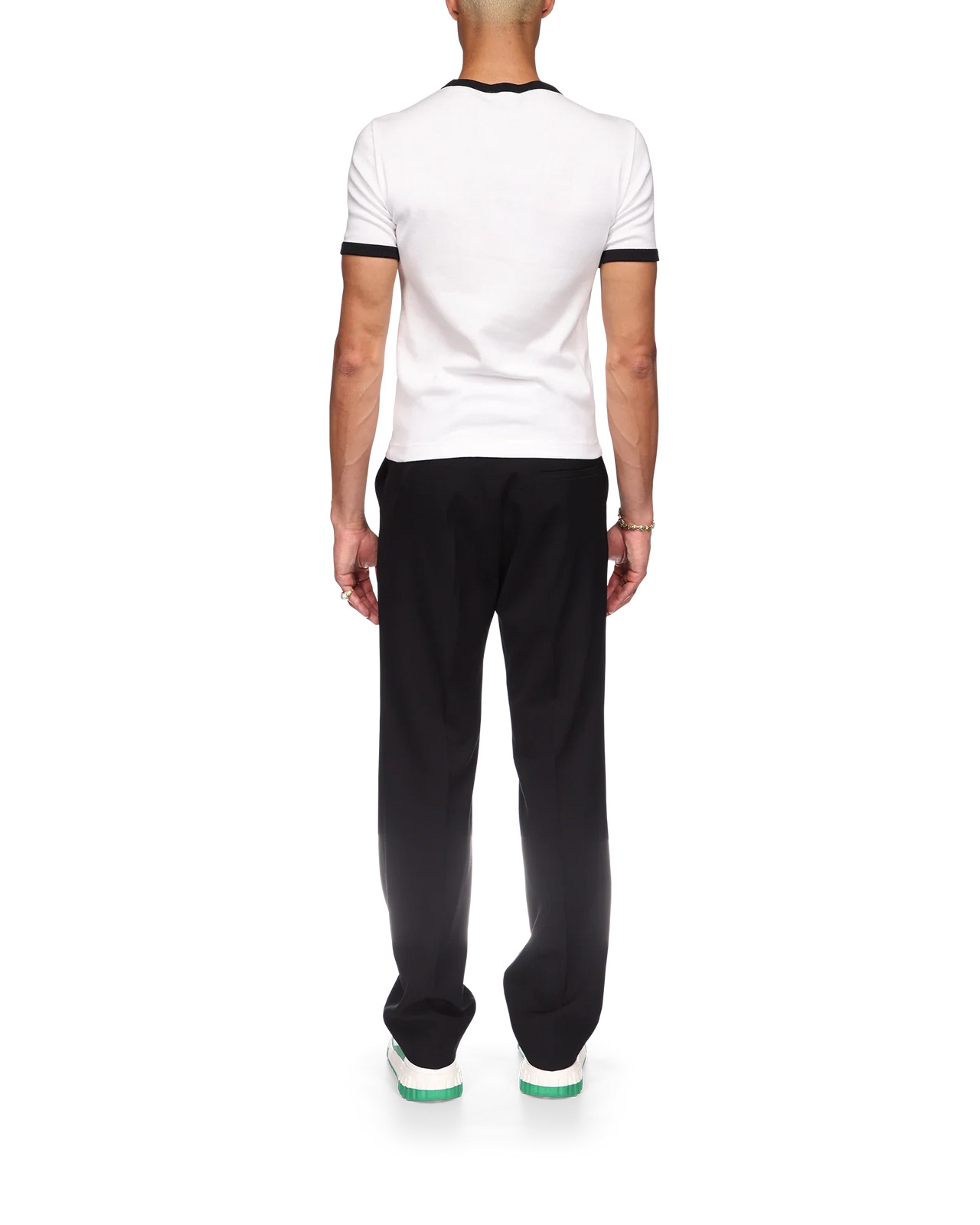 Gradient Stripe Ringer T-Shirt - 4