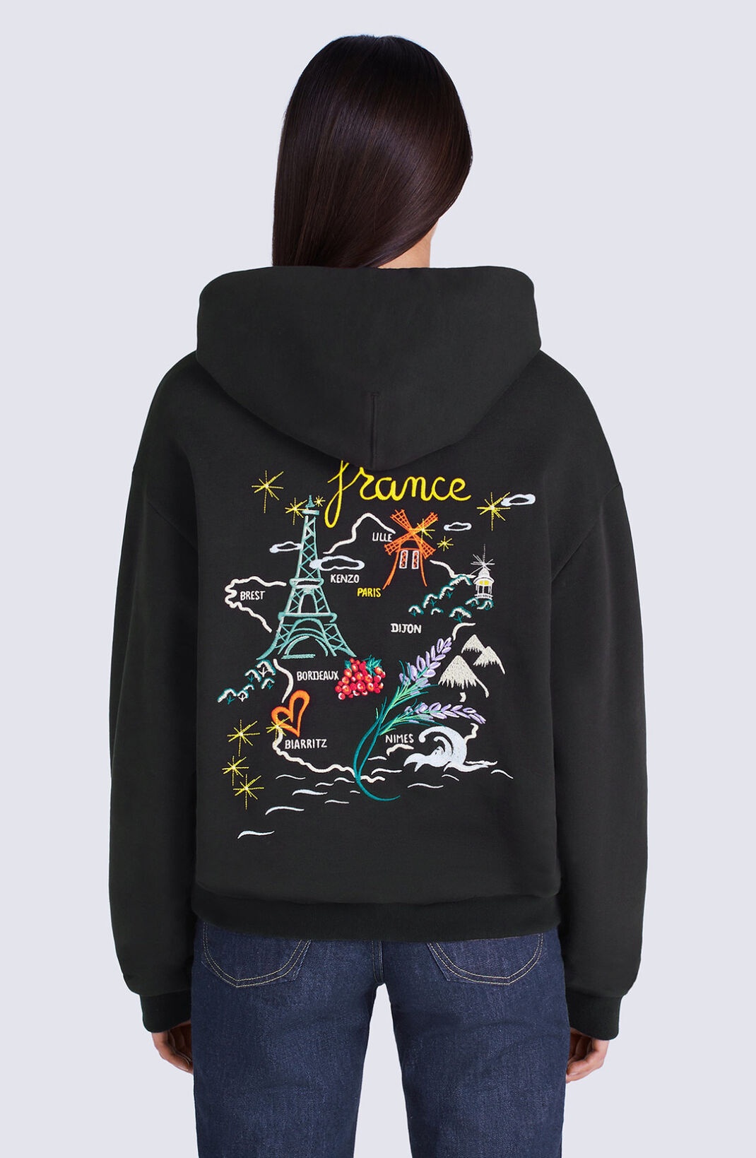 'France-Japan' reversible hooded sweatshirt - 9