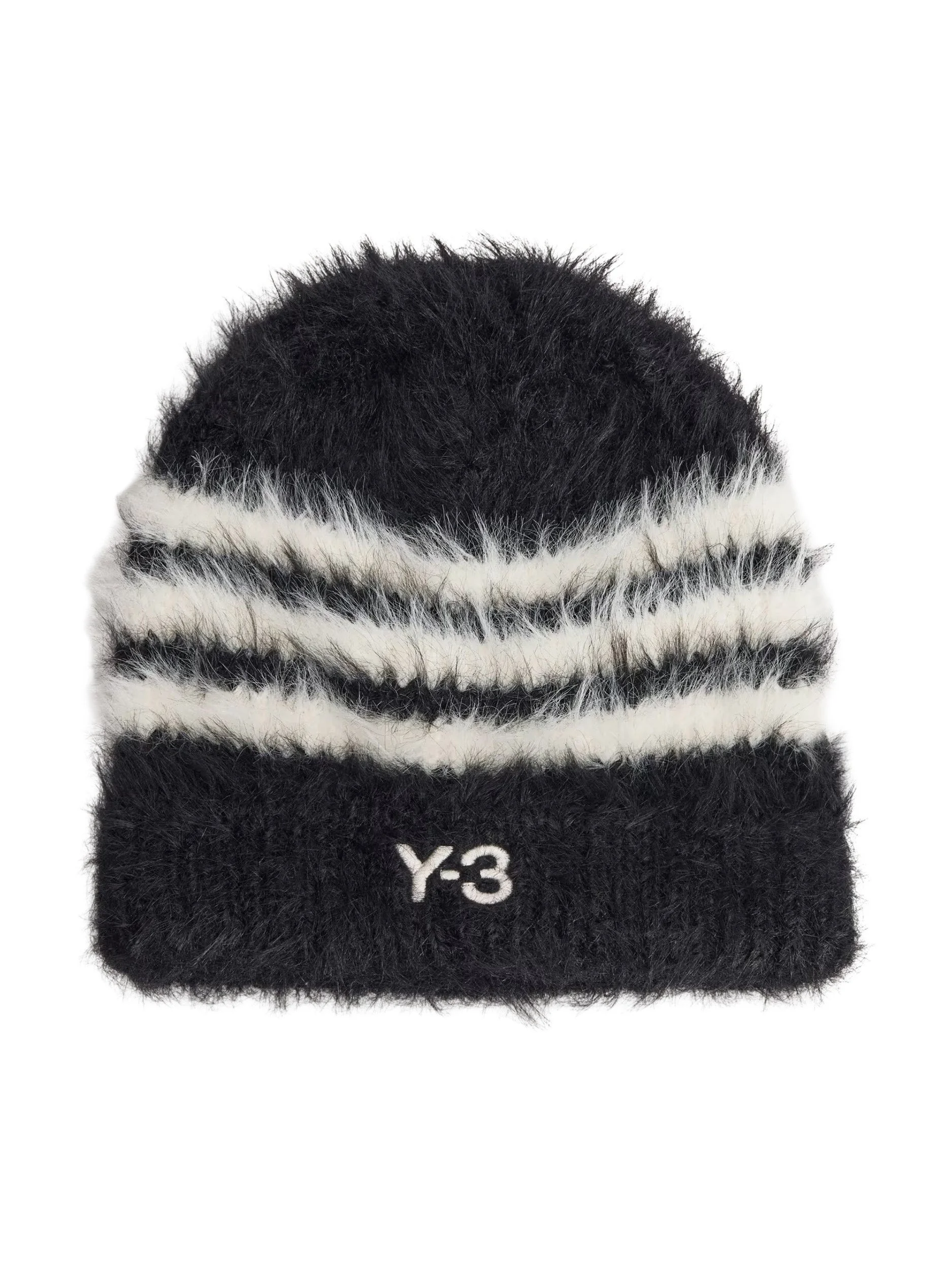 3-STRIPES BEANIE - BLACK / CORE WHITE - 1