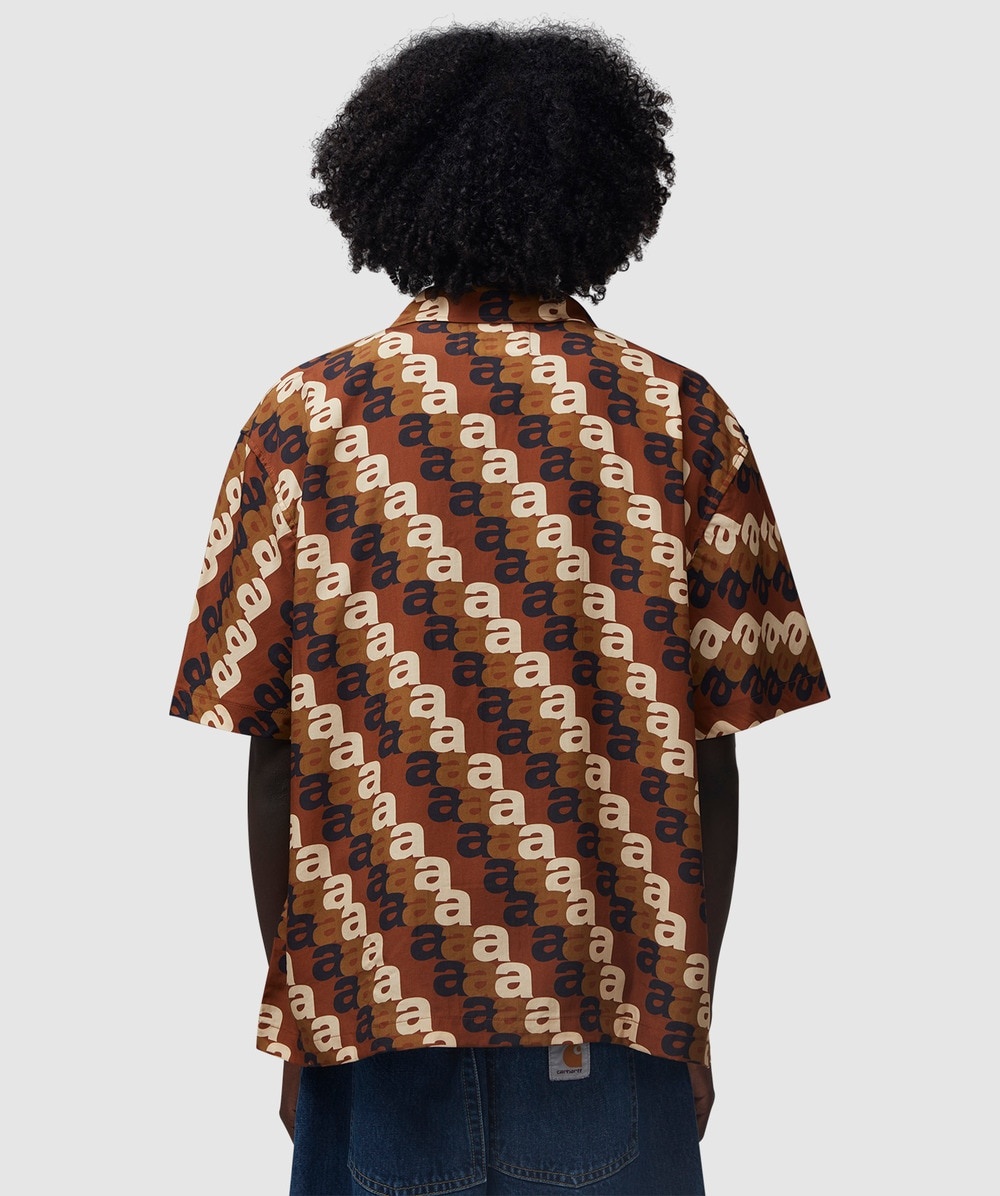 A print camp short sleeve shirt - 3