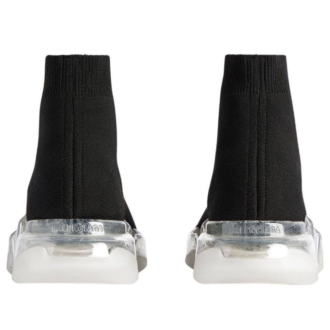 (WMNS) Balenciaga Speed 2.0 'Black Clear Sole' 617196W2DC41090 - 5