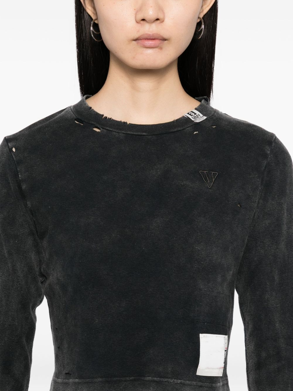 logo-embroidered T-shirt - 5