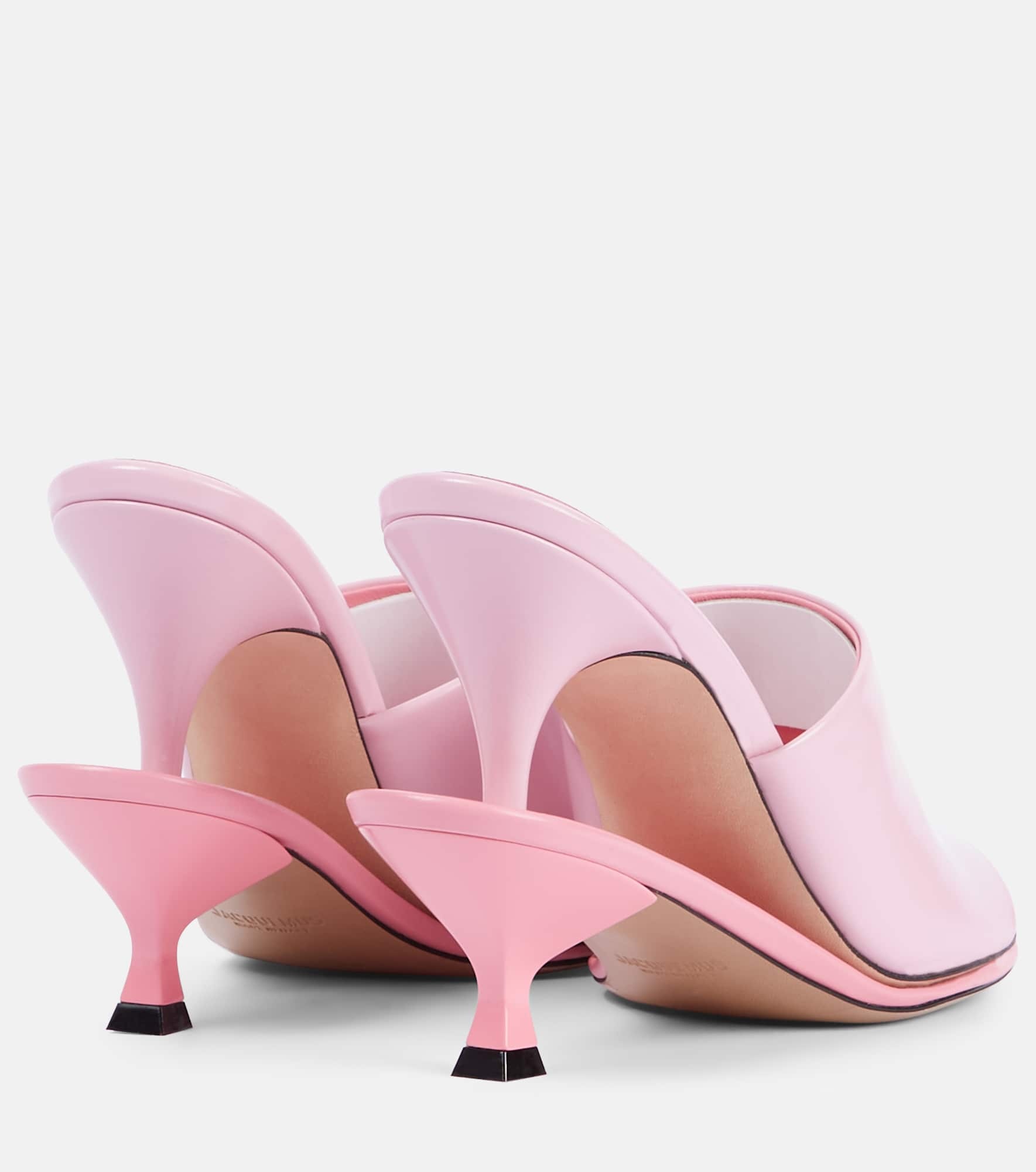 Doubles leather mules - 2