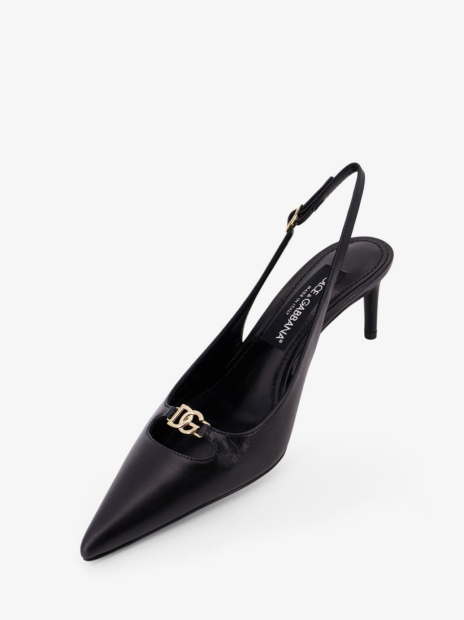 Dolce & Gabbana Leather Slingback Pumps - 4