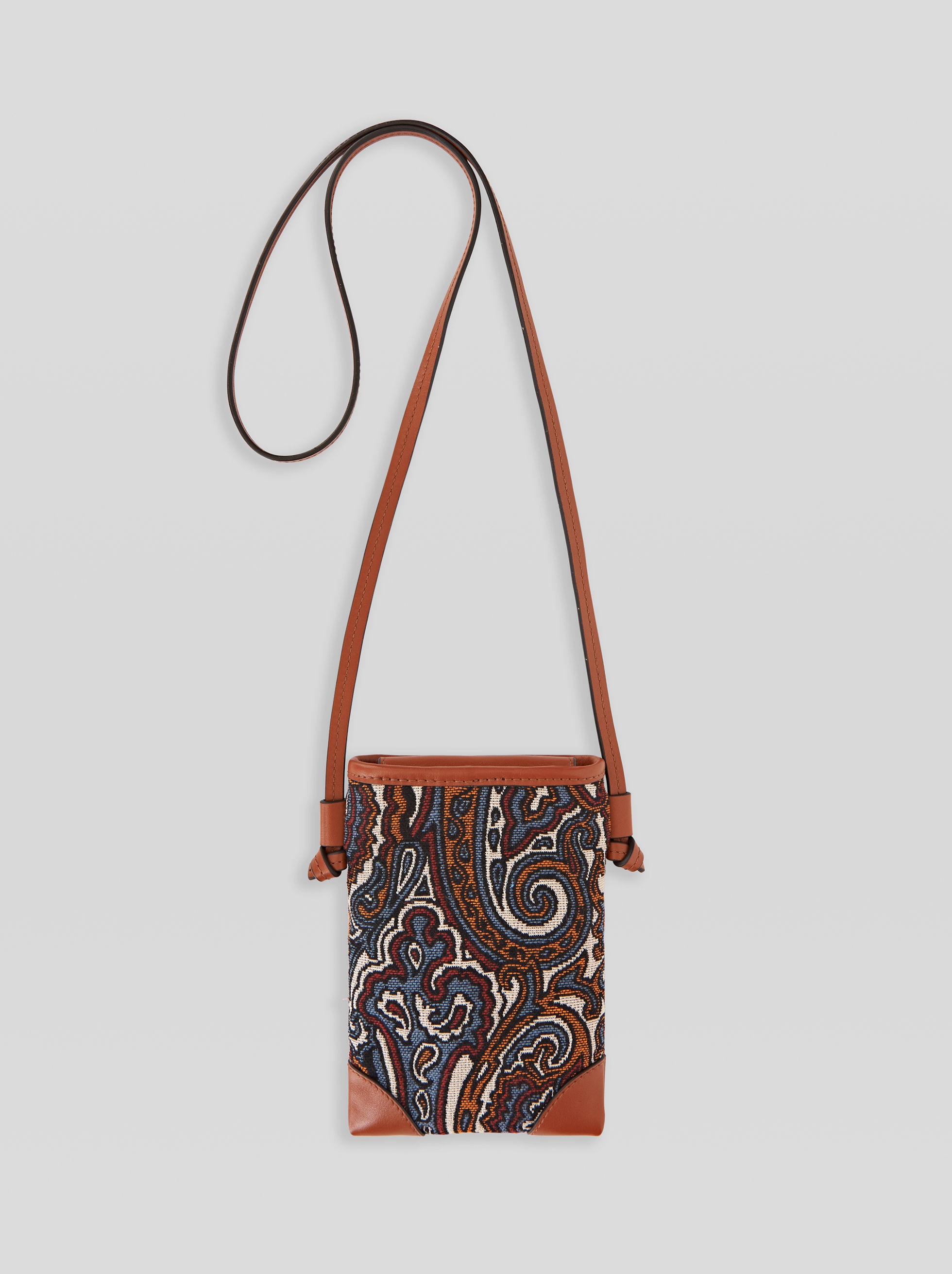 PAISLEY JACQUARD PHONE HOLDER - 3