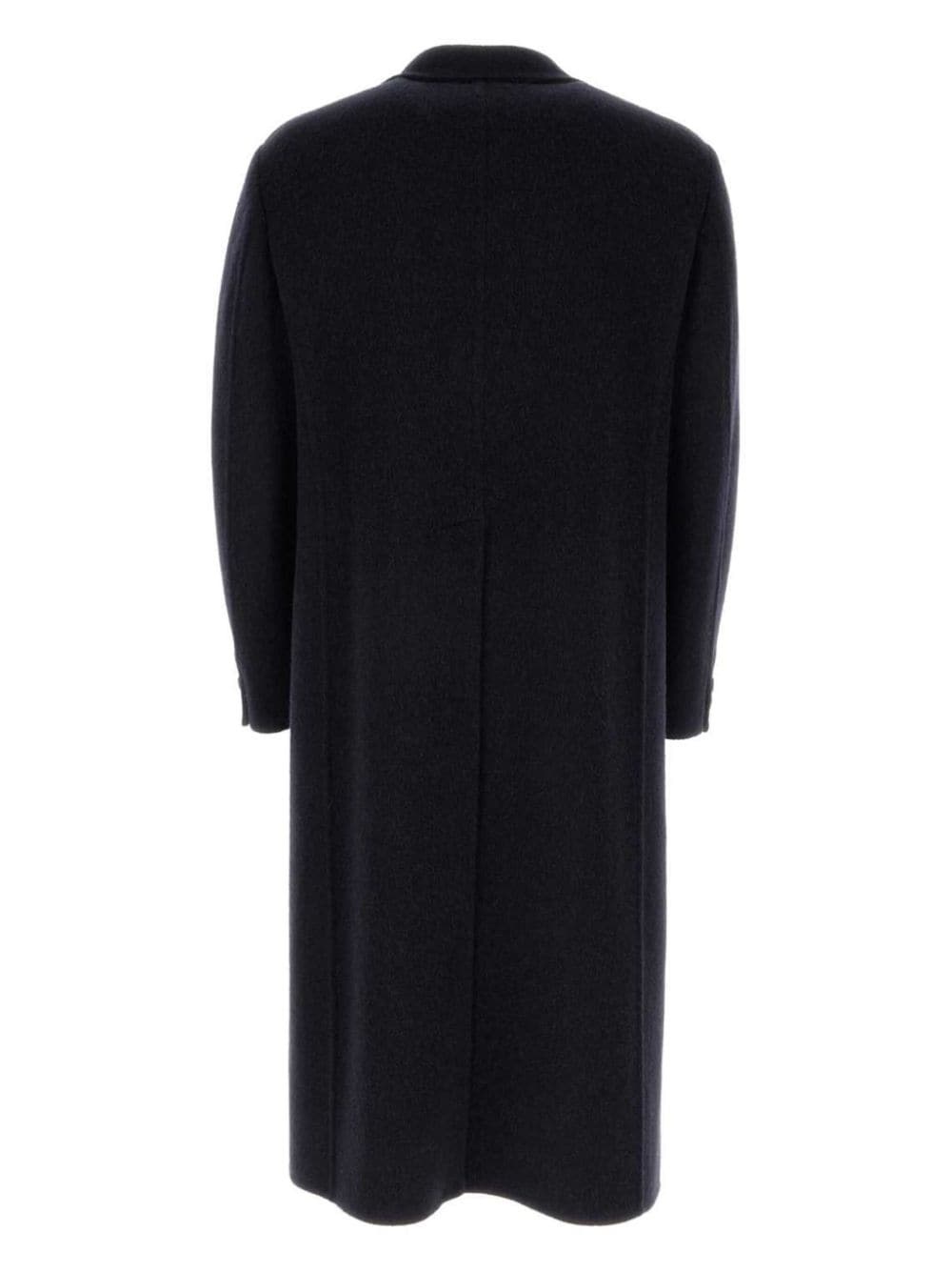 wool-blend double-breasted coat - 2