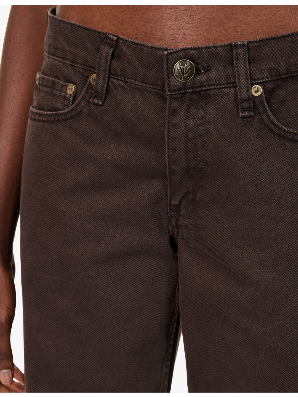 Saige Straight-Leg Denim Jeans - 5