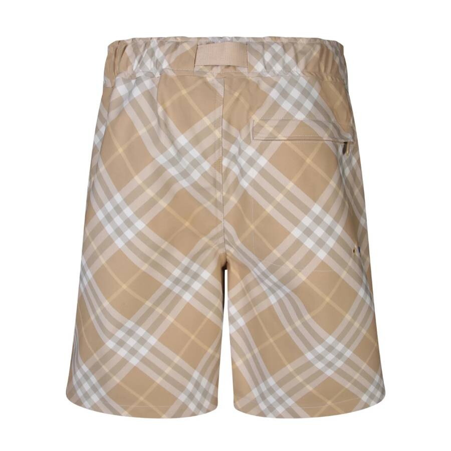 Burberry Check Pattern Belted Waist Shorts - 6