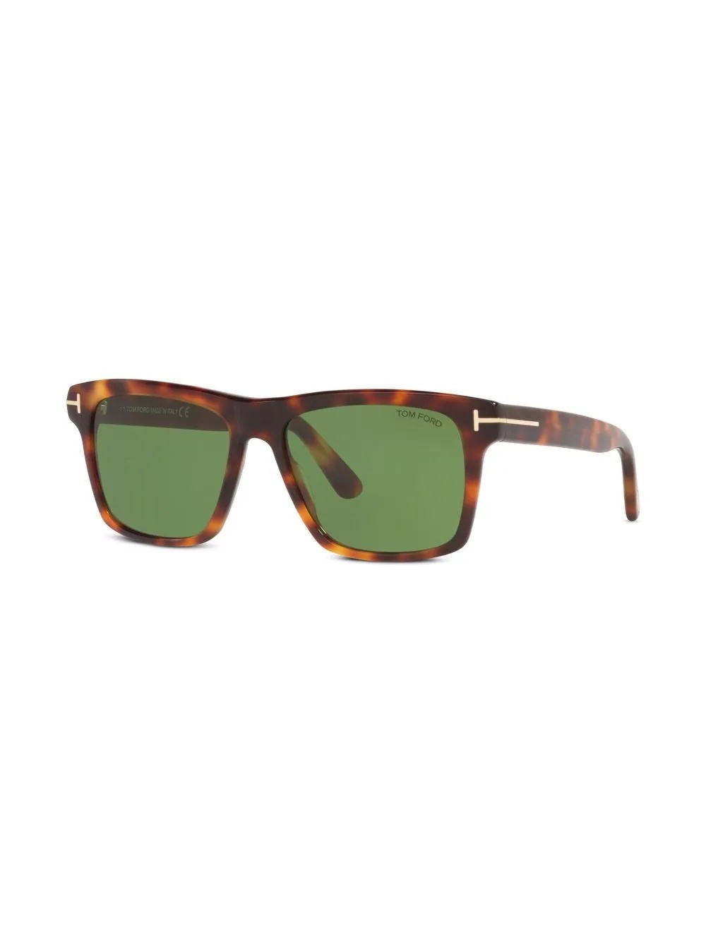 tortoiseshell square-frame sunglasses - 2