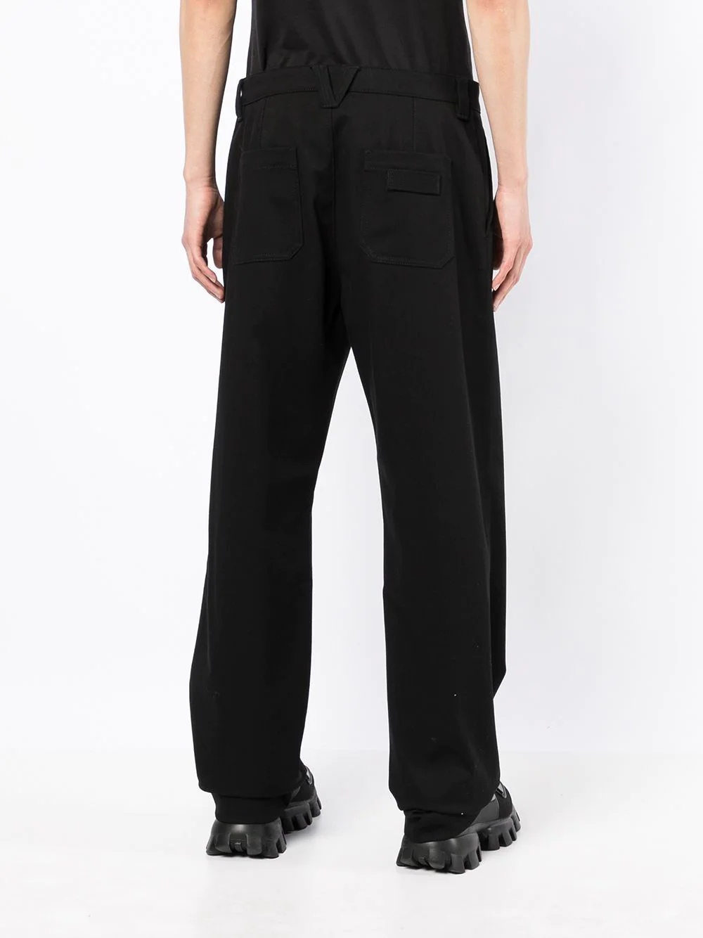 straight-leg trousers - 4