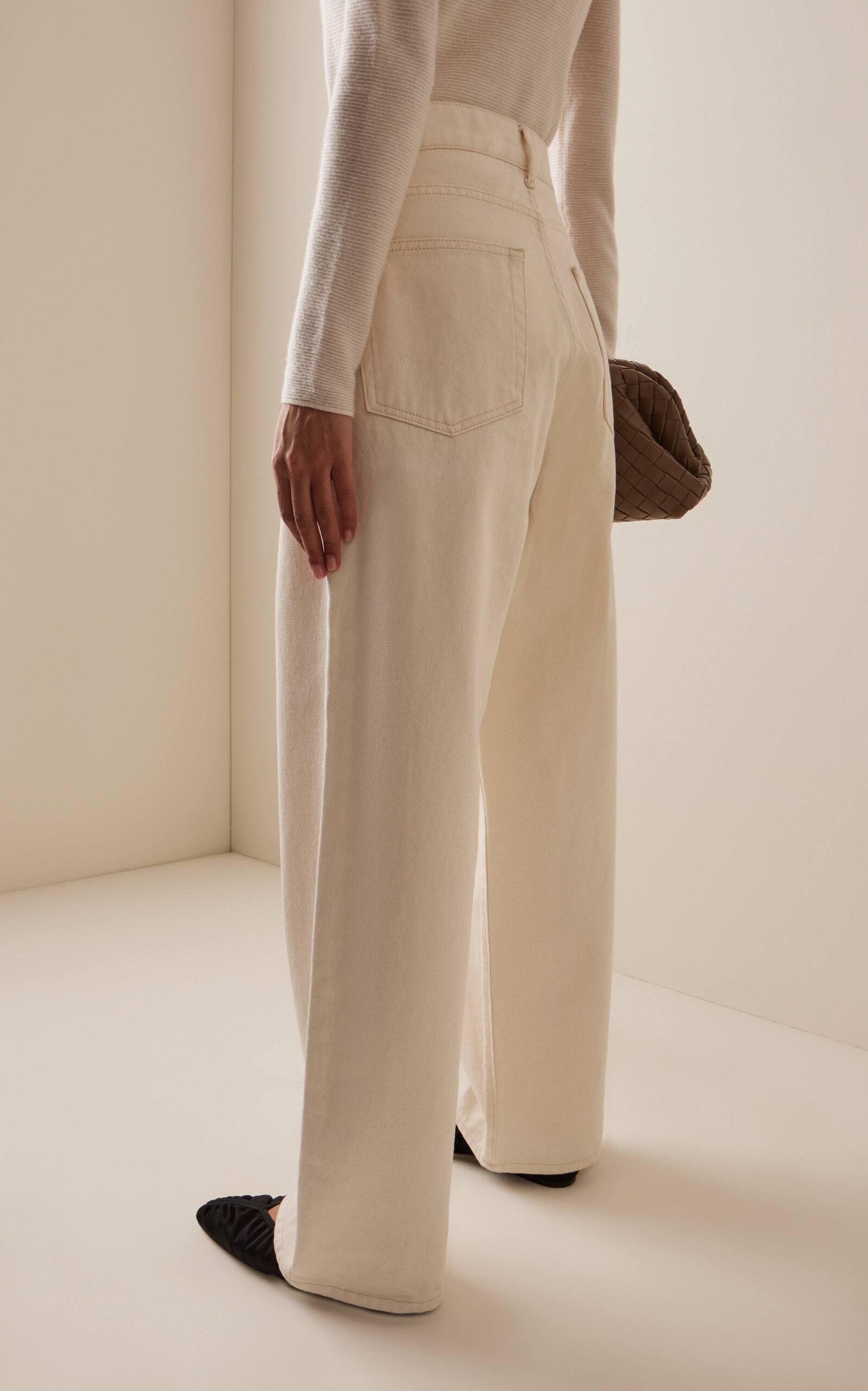 Rigid Baggy Jeans white - 4