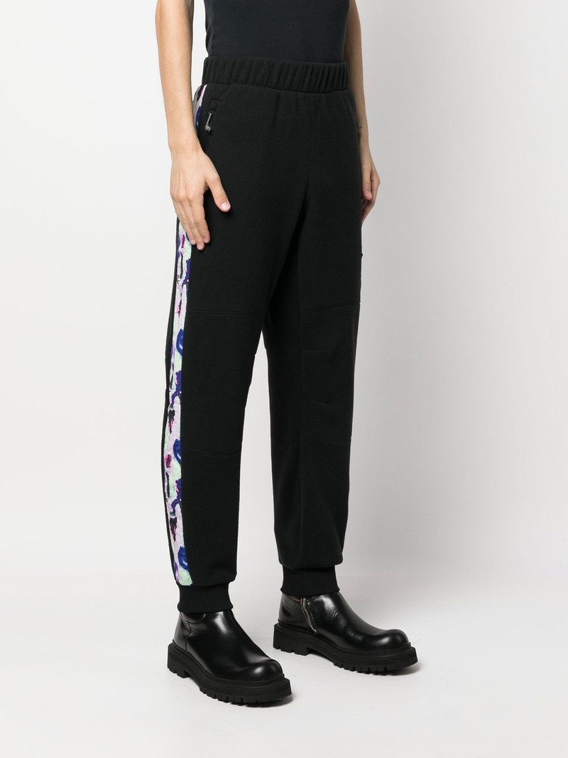 graphic-print panelled track pants 3