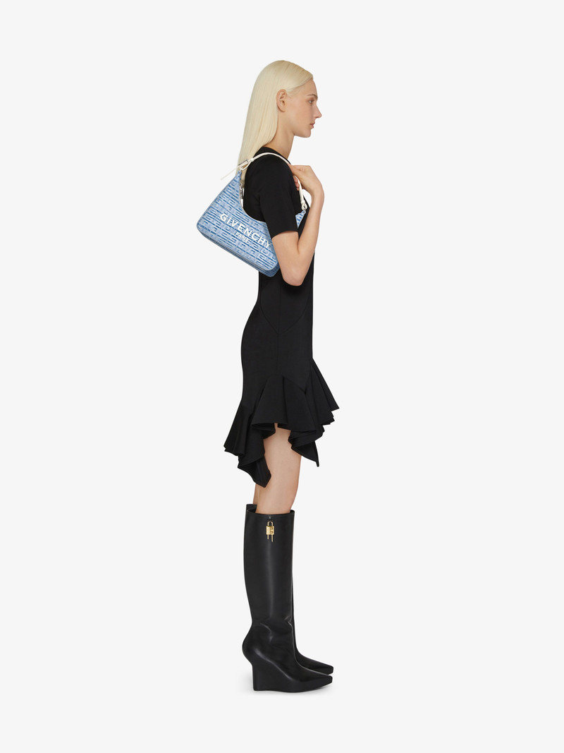 Givenchy SMALL MOON CUT OUT IN 4G DENIM outlook