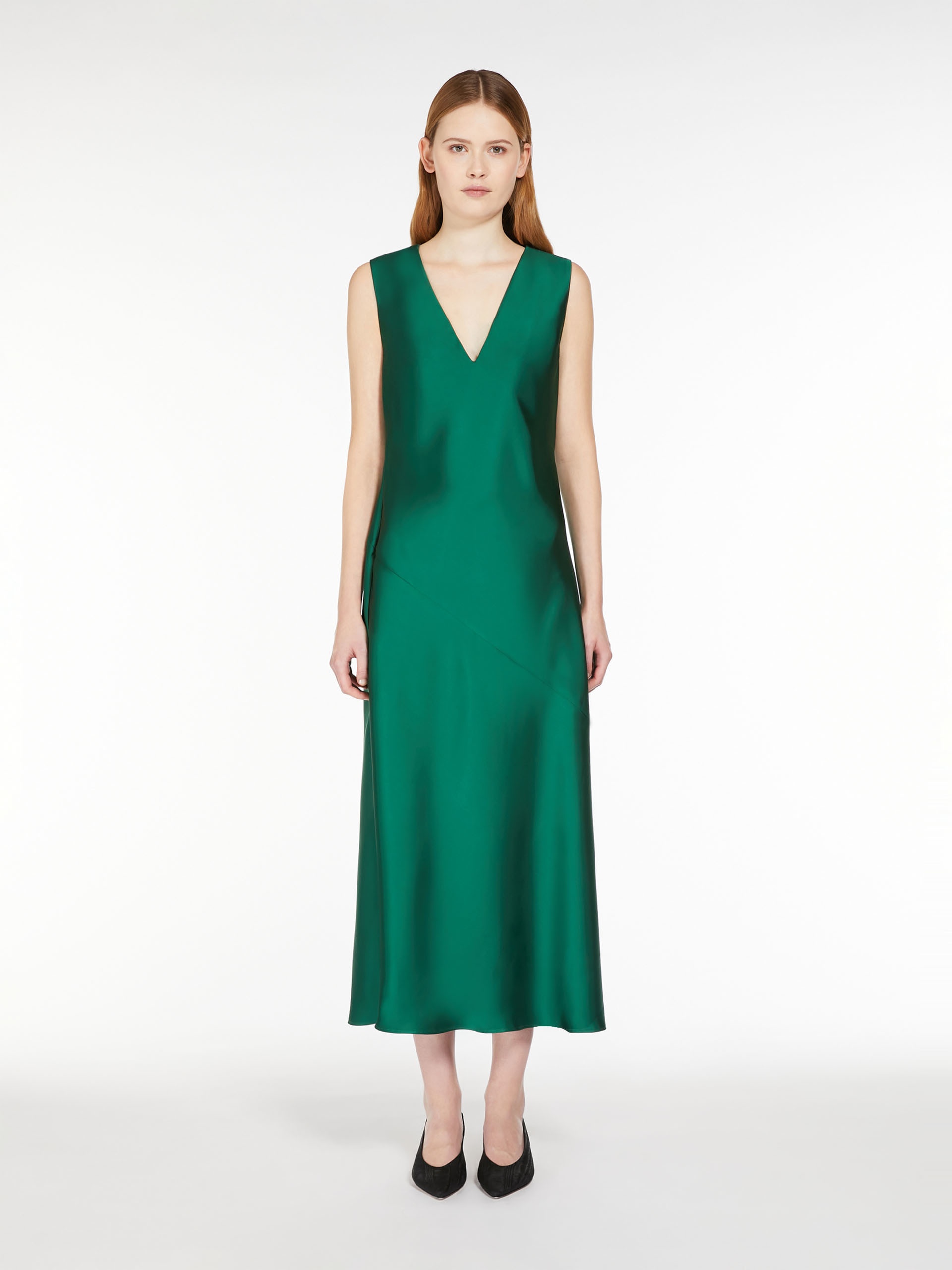 GIUBBA Slim-fit satin dress - 3