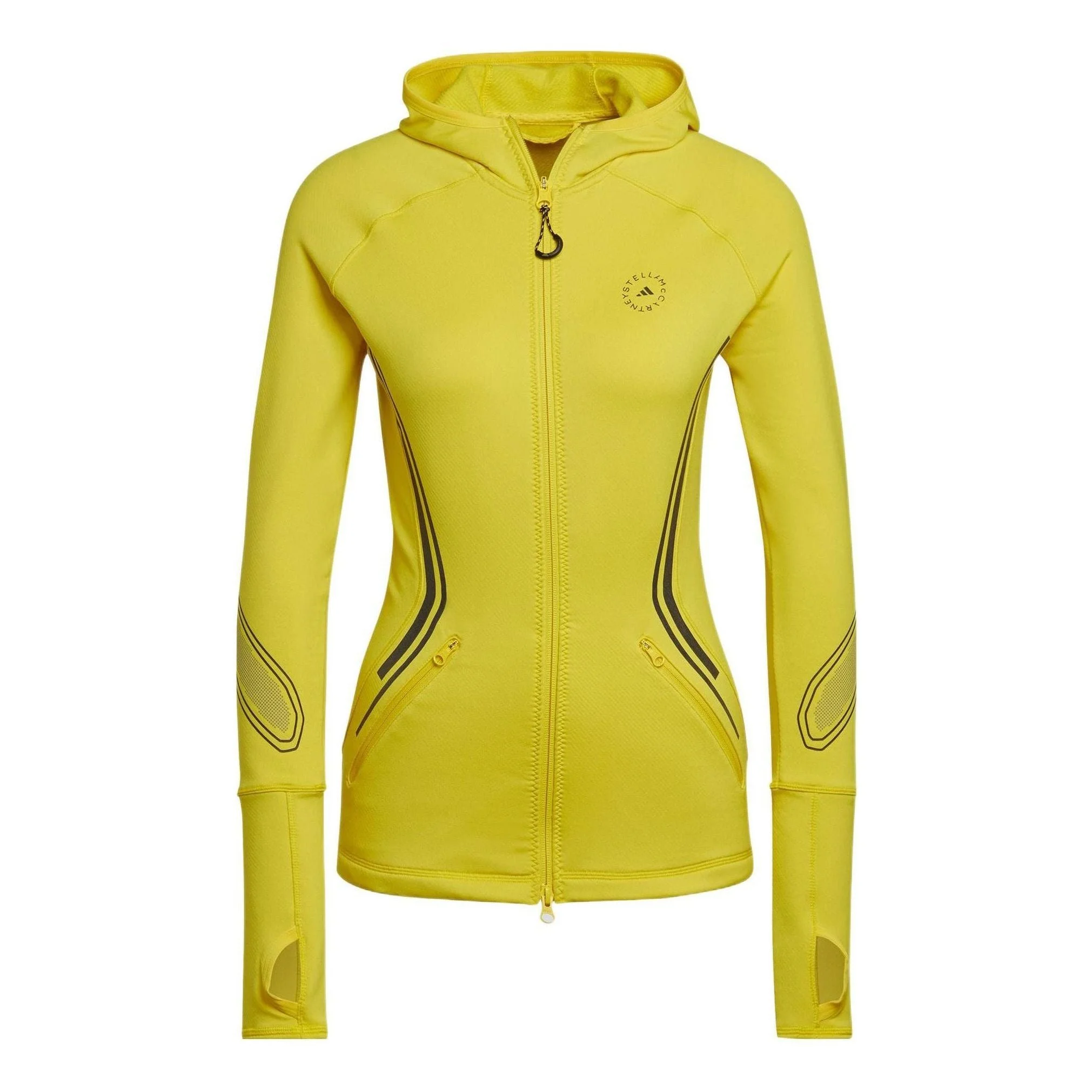 (WMNS) adidas By Stella McCartney TruePace Midlayer COLD.RDY Jacket 'Yellow' HG6860 - 1